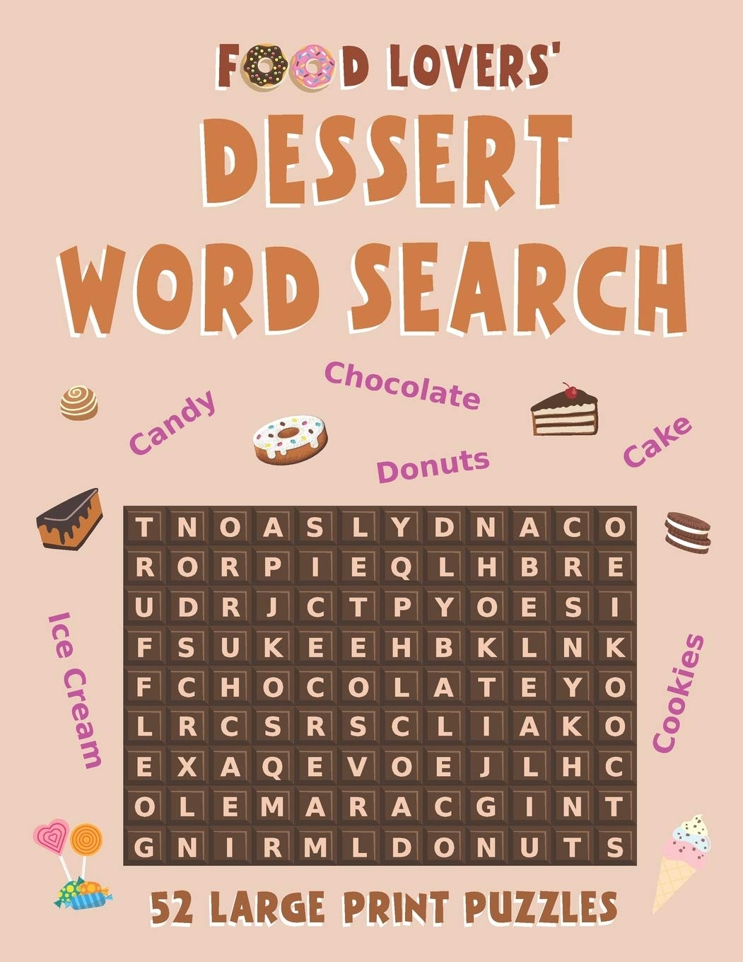 Chocolate Candy Word Search