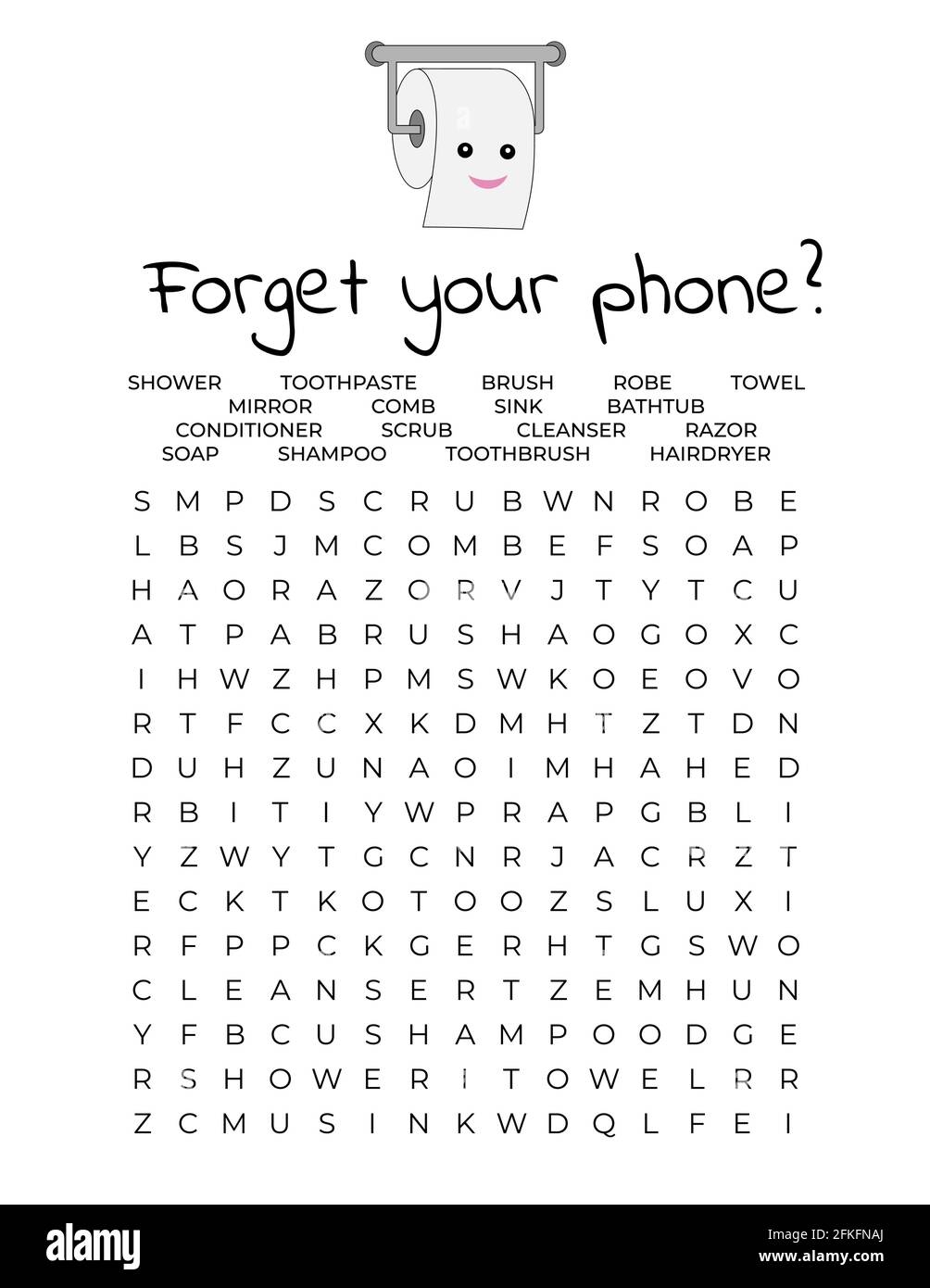 Printable Funny Word Search