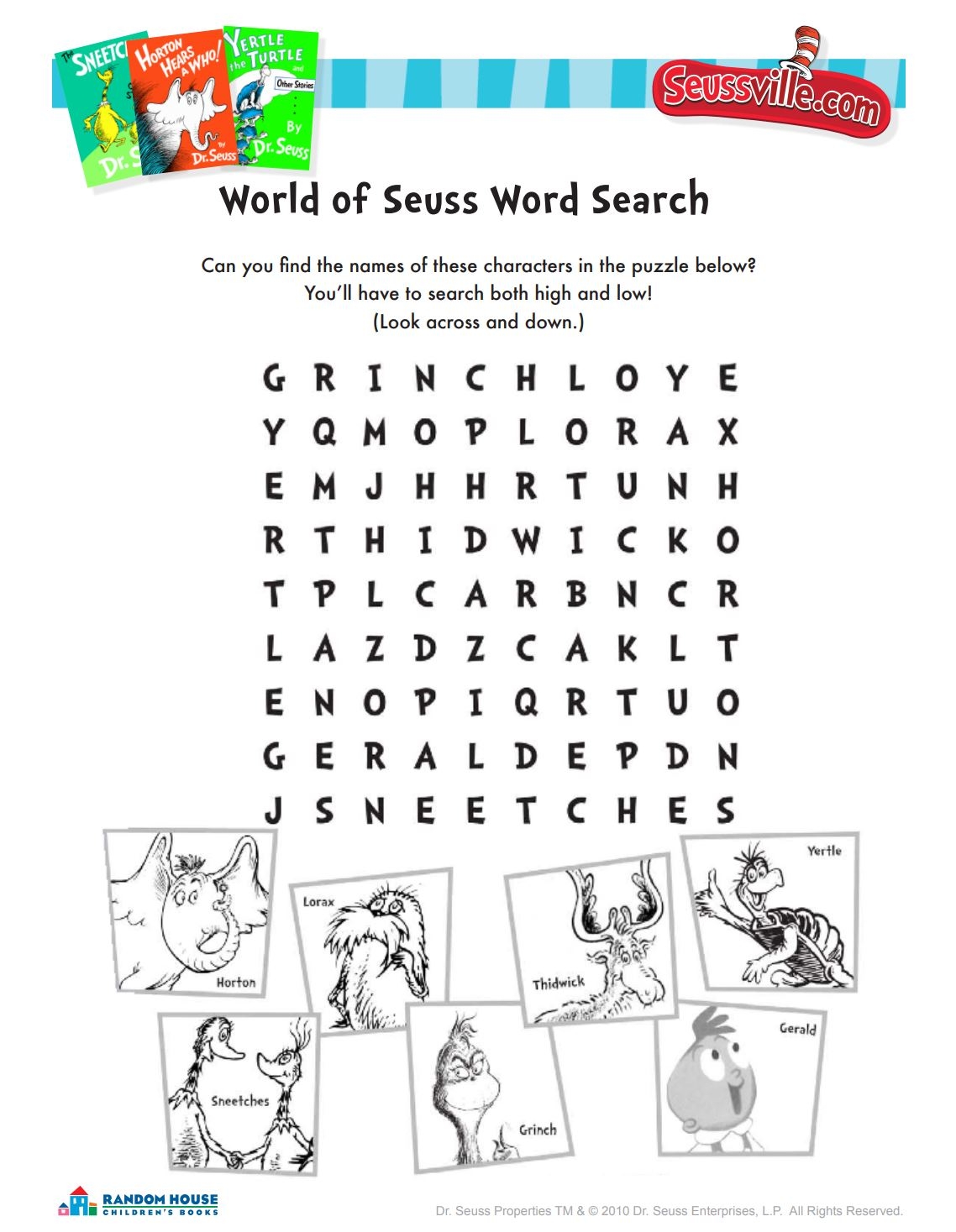 Free Dr Seuss Wordsearch Download Free Dr Seuss Wordsearch Png Images Free Worksheets On Clipart Library