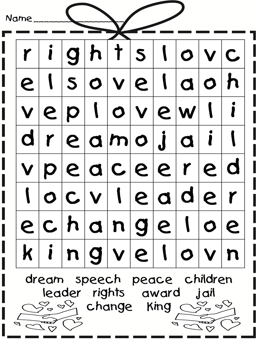 1st Grade Word Search Printable Free