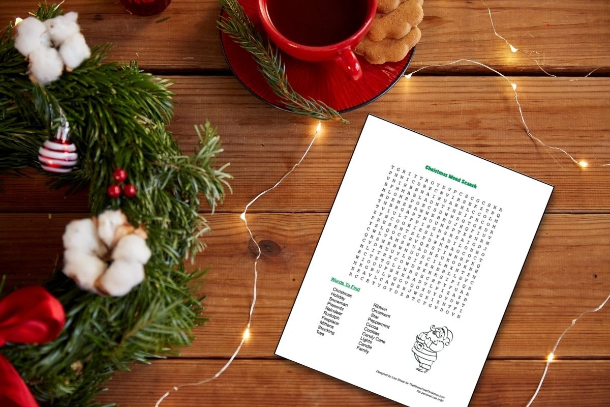 Free Printable Christmas Word Search