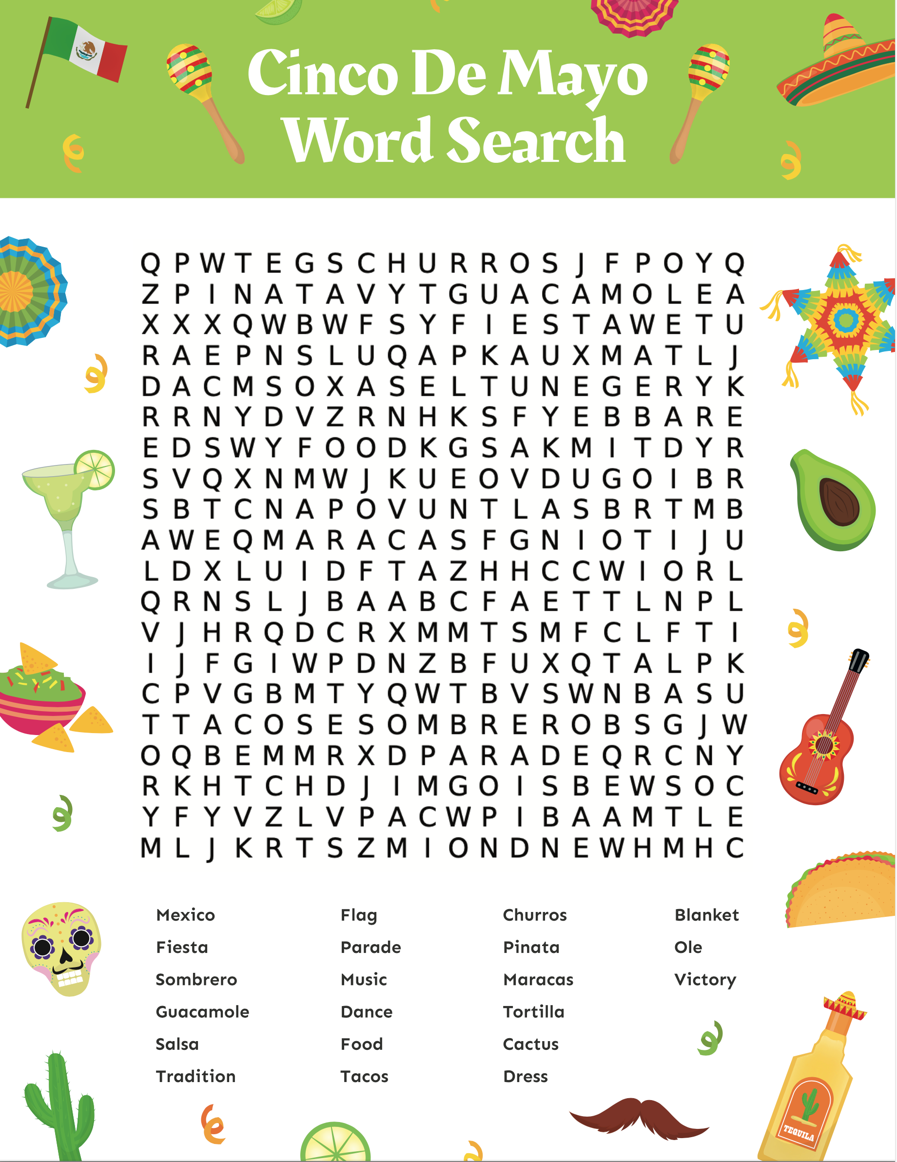 Word Search Large Printable Free