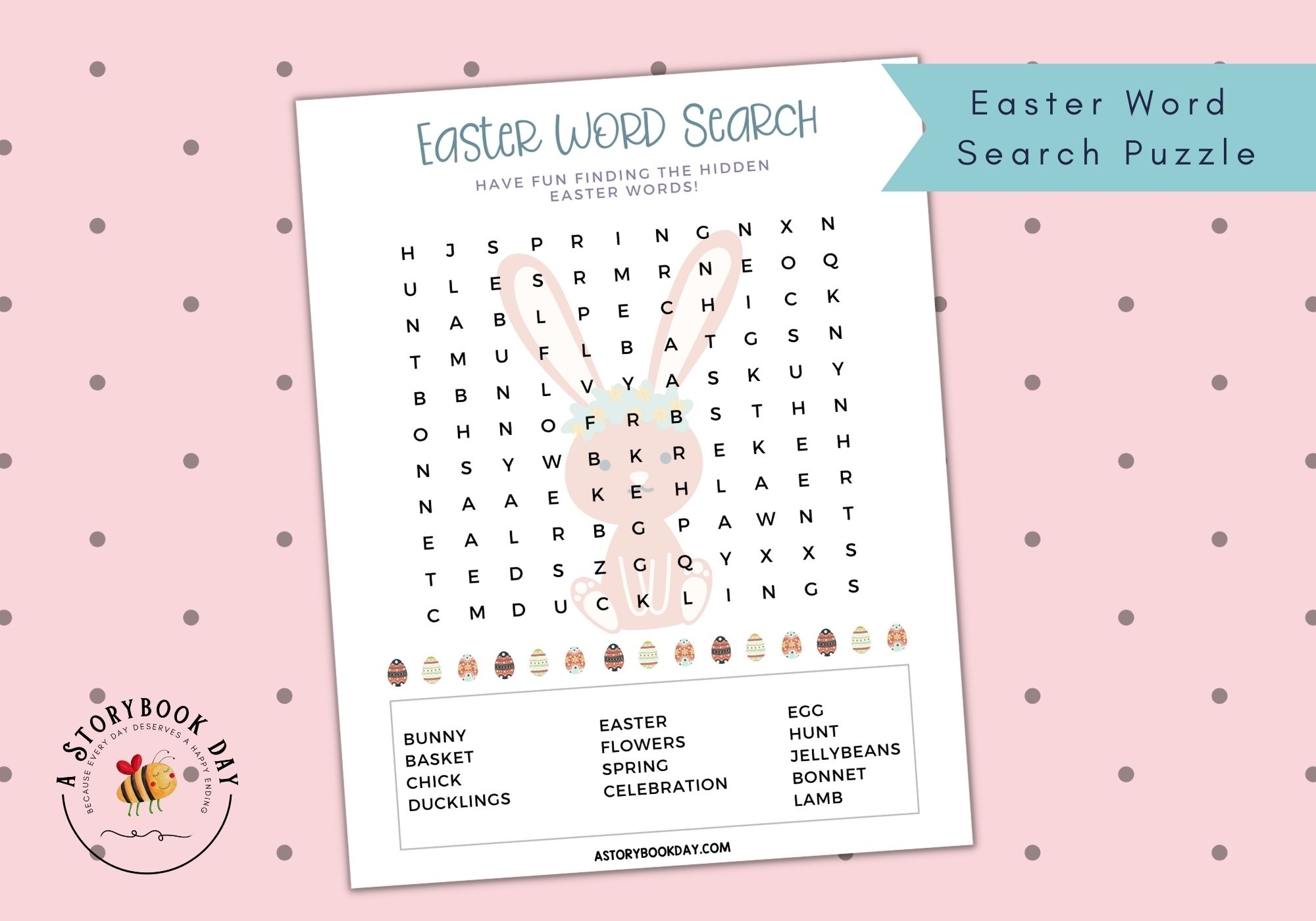 Easter Printable Word Searches Easter Printable Word Searches