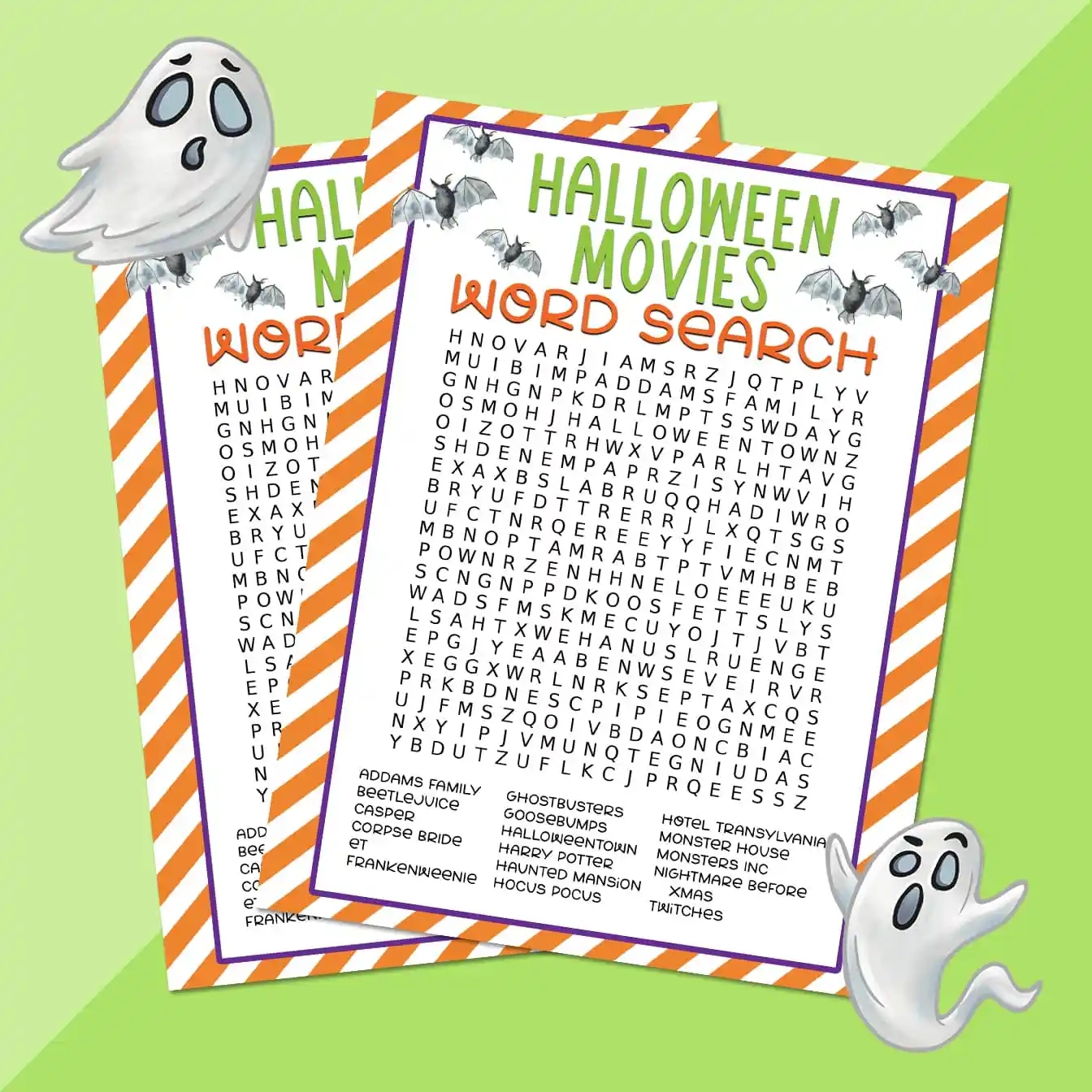 Halloween Printable Word Search Pdf