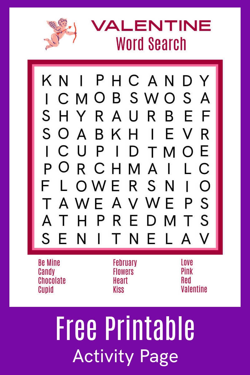 Free Printable Valentine Word Search Mama Likes This Free Printable Valentine Word Search Mama Likes This