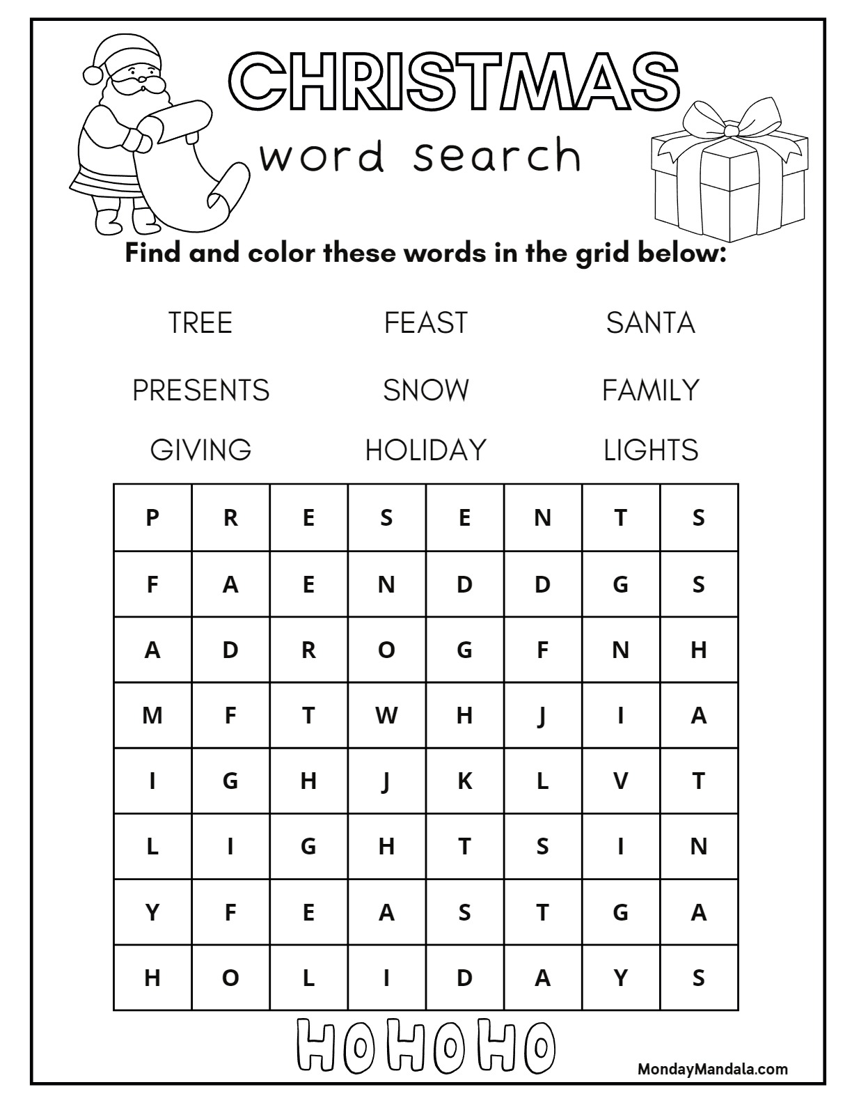 Free Printable Word Search Puzzles For Children Word Puzzles For Worksheets Library