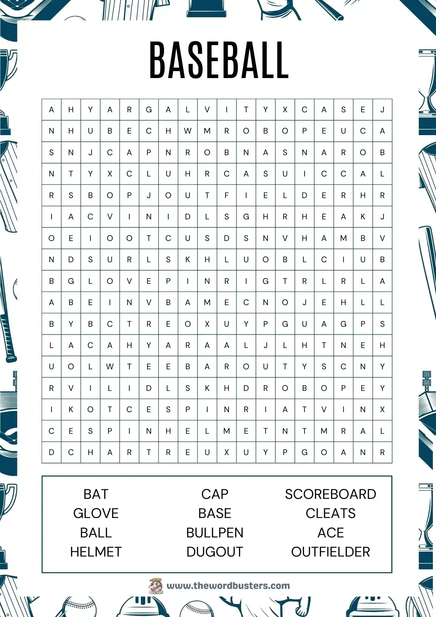 Free Sport Word Search Printables To Download In PDF Free Sport Word Search Printables To Download In PDF