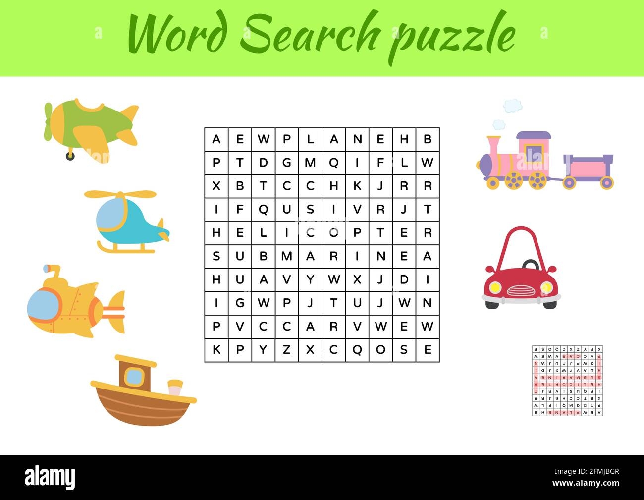 Game Template Word Search Puzzle Of Animals For Children With Pictures Kids Activity Worksheet Printable Version Educational Game For Study English Stock Vector Image U0026 Art Alamy