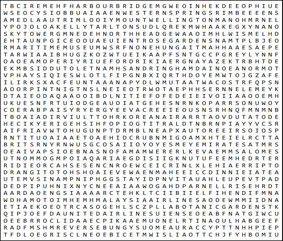 GC84QY8 The Great Auckland Wordfind Unknown Cache In North Island New Zealand Created By Nzseries1