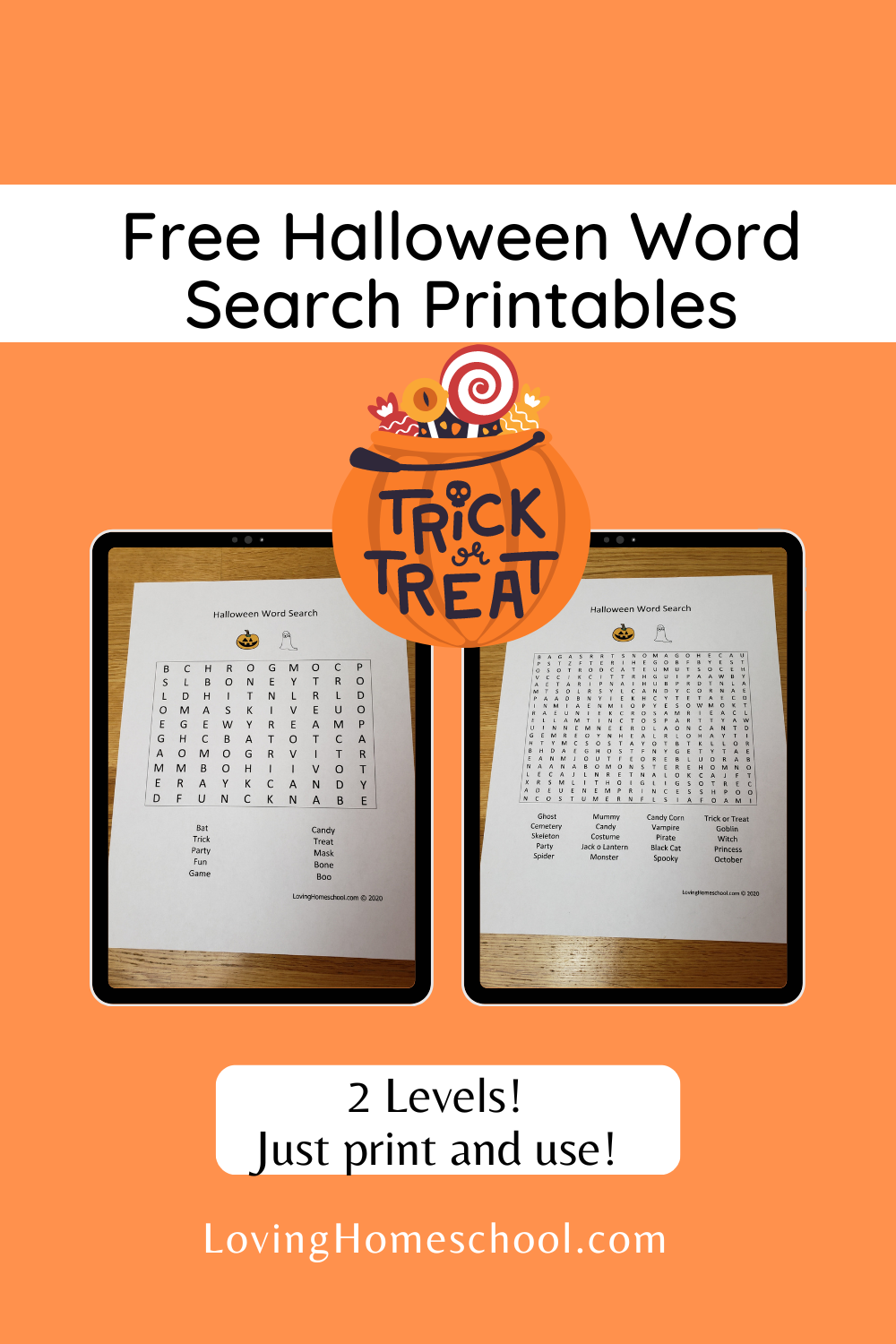 Halloween Candy Word Search