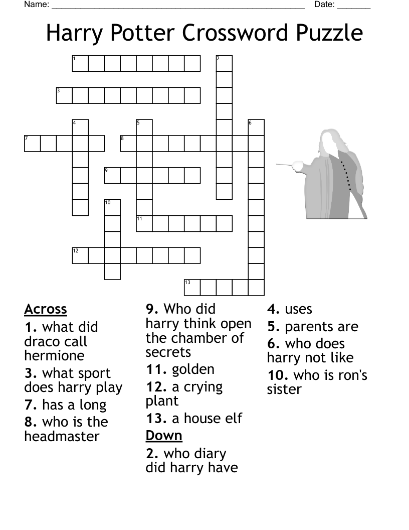 Easy Harry Potter Word Search