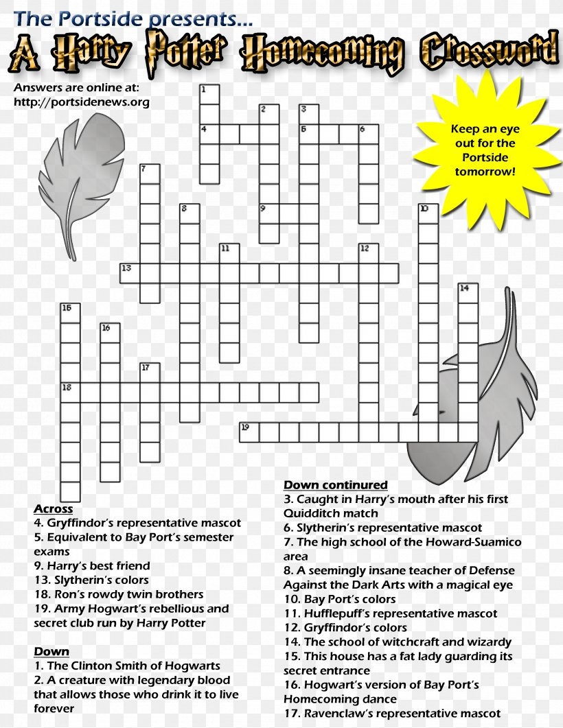 Harry Potter Hogwarts Mystery Crossword Puzzle Word Search Word Game PNG 2550x3300px Harry Potter Hogwarts Mystery 