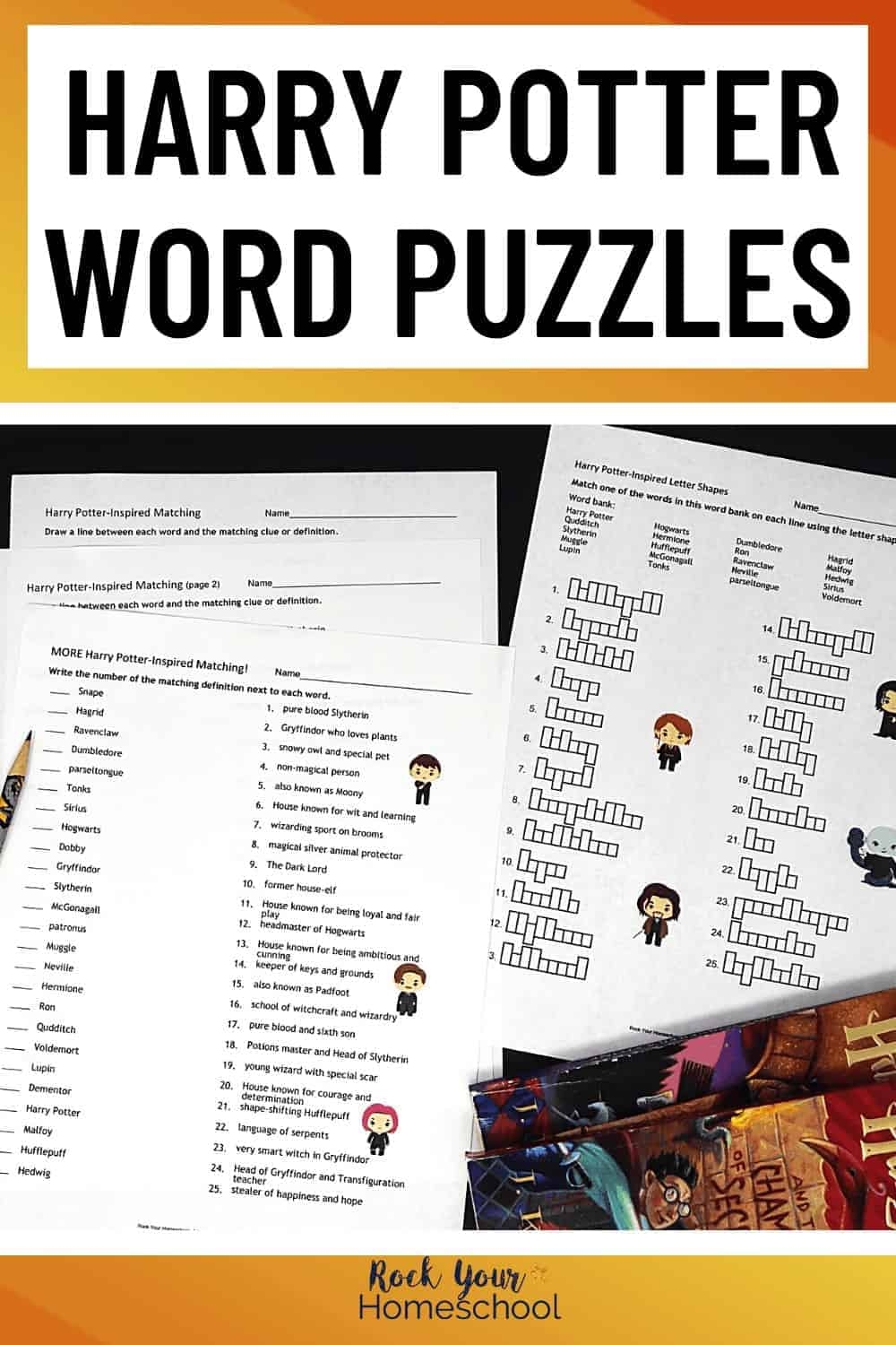 Harry Potter Inspired Word Puzzles For Learning Fun Activities Rock Your Homeschool