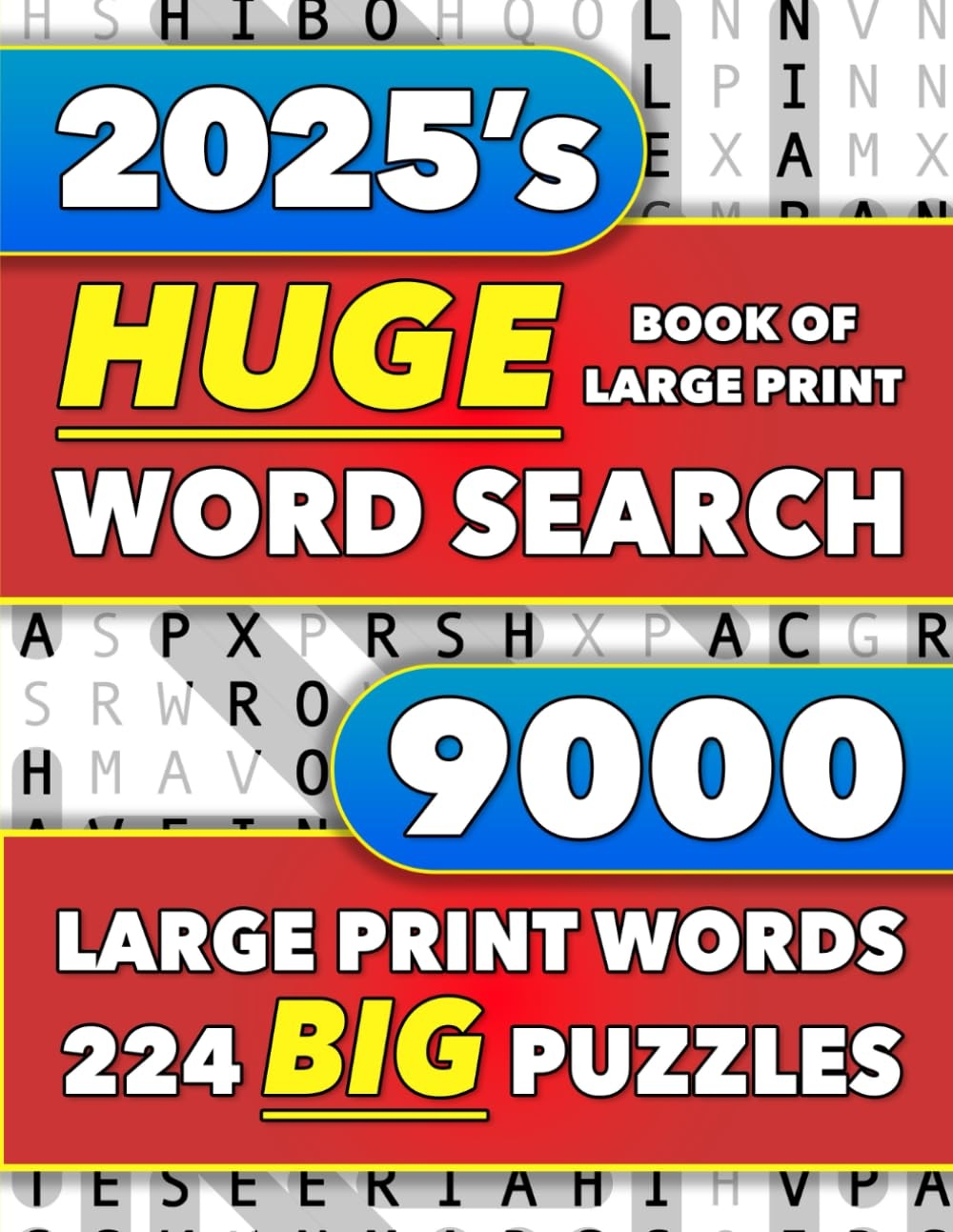 Huge Book Of Large Print Word Search 9000 Words Liberia Ubuy