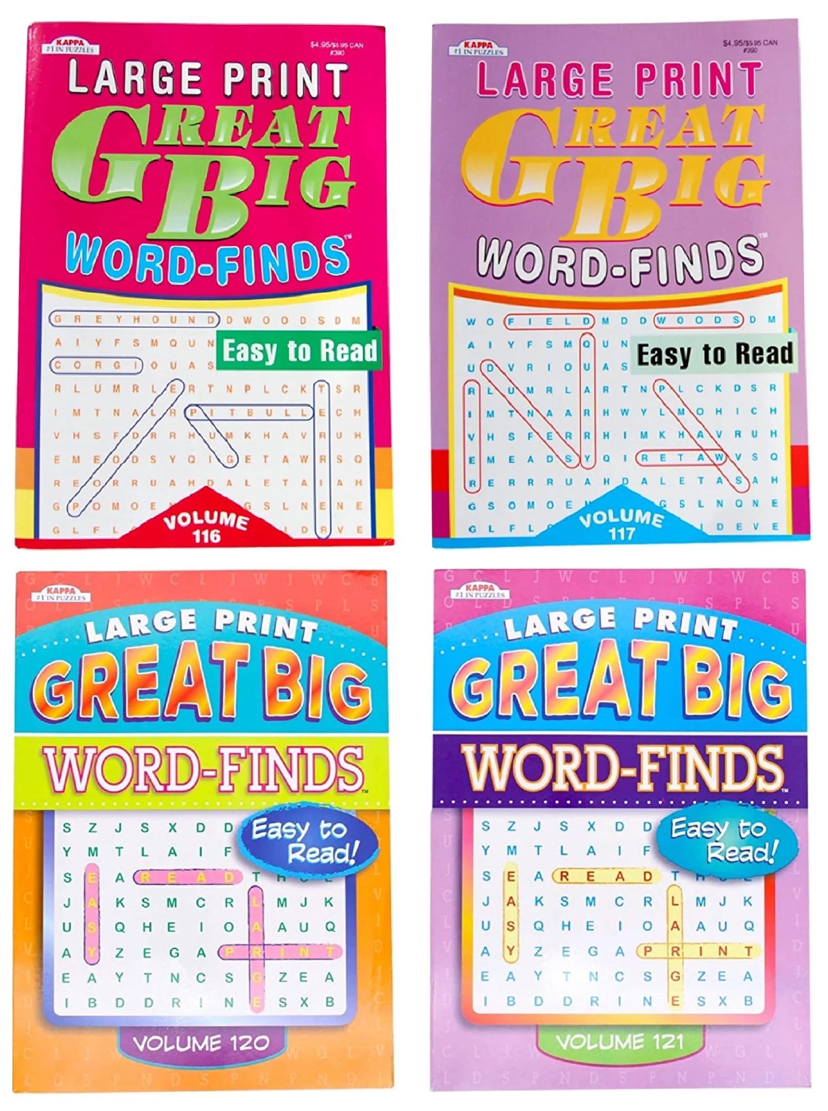 Kappa Travel Puzzle Books 4 Pack Big Word Finds Vol 116 121 Easy Brain Games Walmart Kappa Travel Puzzle Books 4 Pack Big Word Finds Vol 116 121 Easy Brain Games Walmart