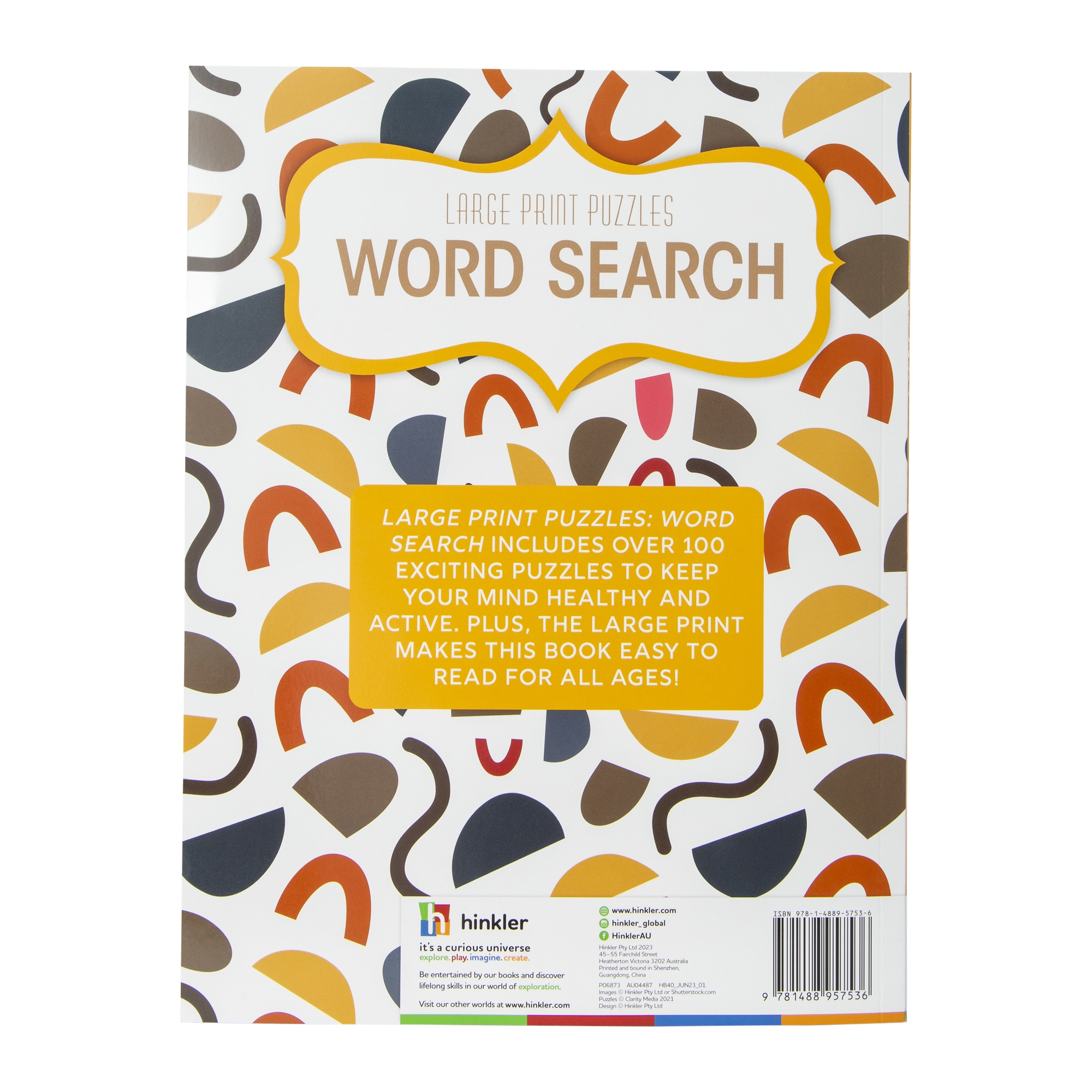 Large Print Puzzles Book With 100 Word Search Puzzles Five Below