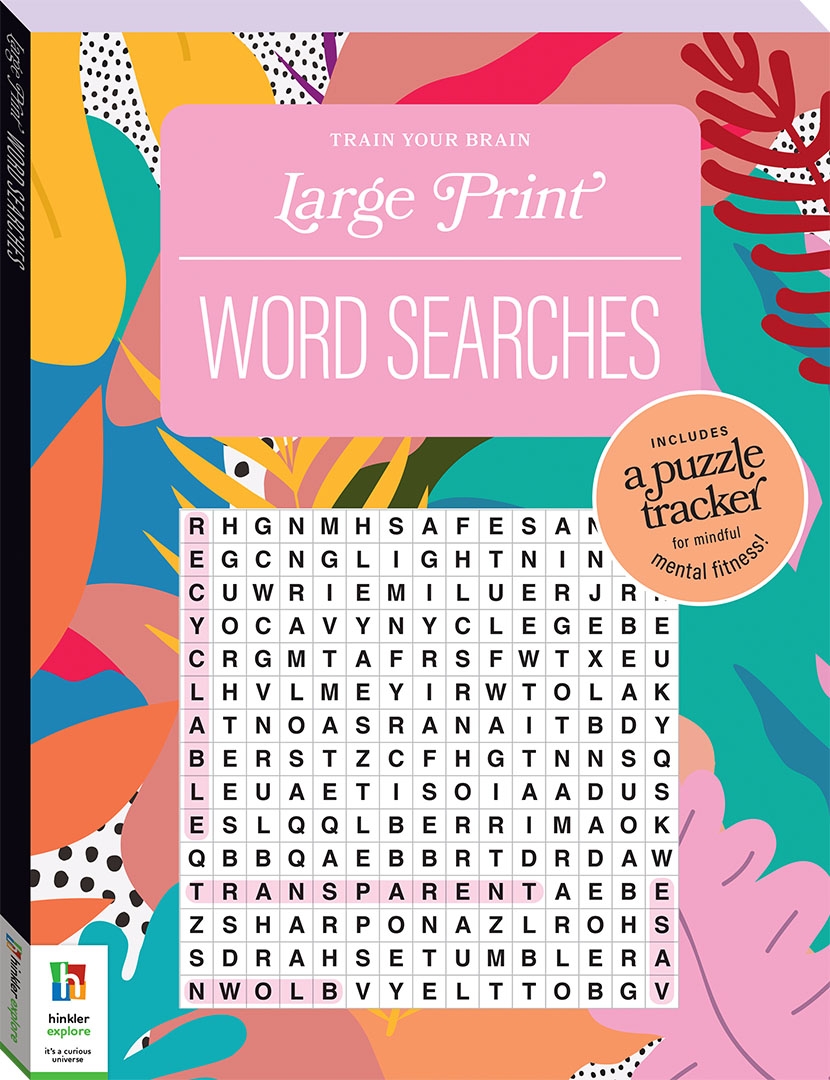 Large Print Puzzles Series 3 Word Searches Puzzle Books Books Adult Hinkler