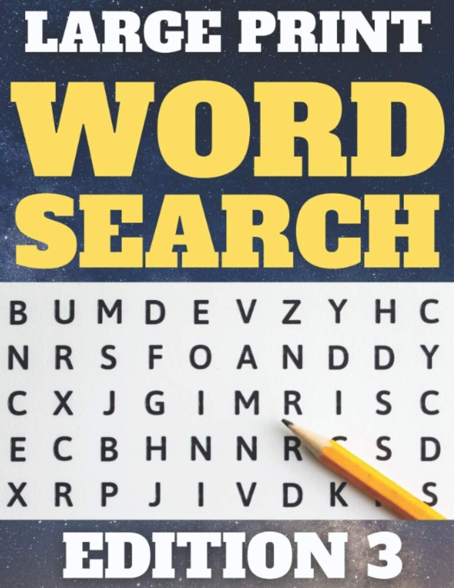 Large Print Word Search 80 Large Print Word Searches For Adults U0026 Seniors EBay