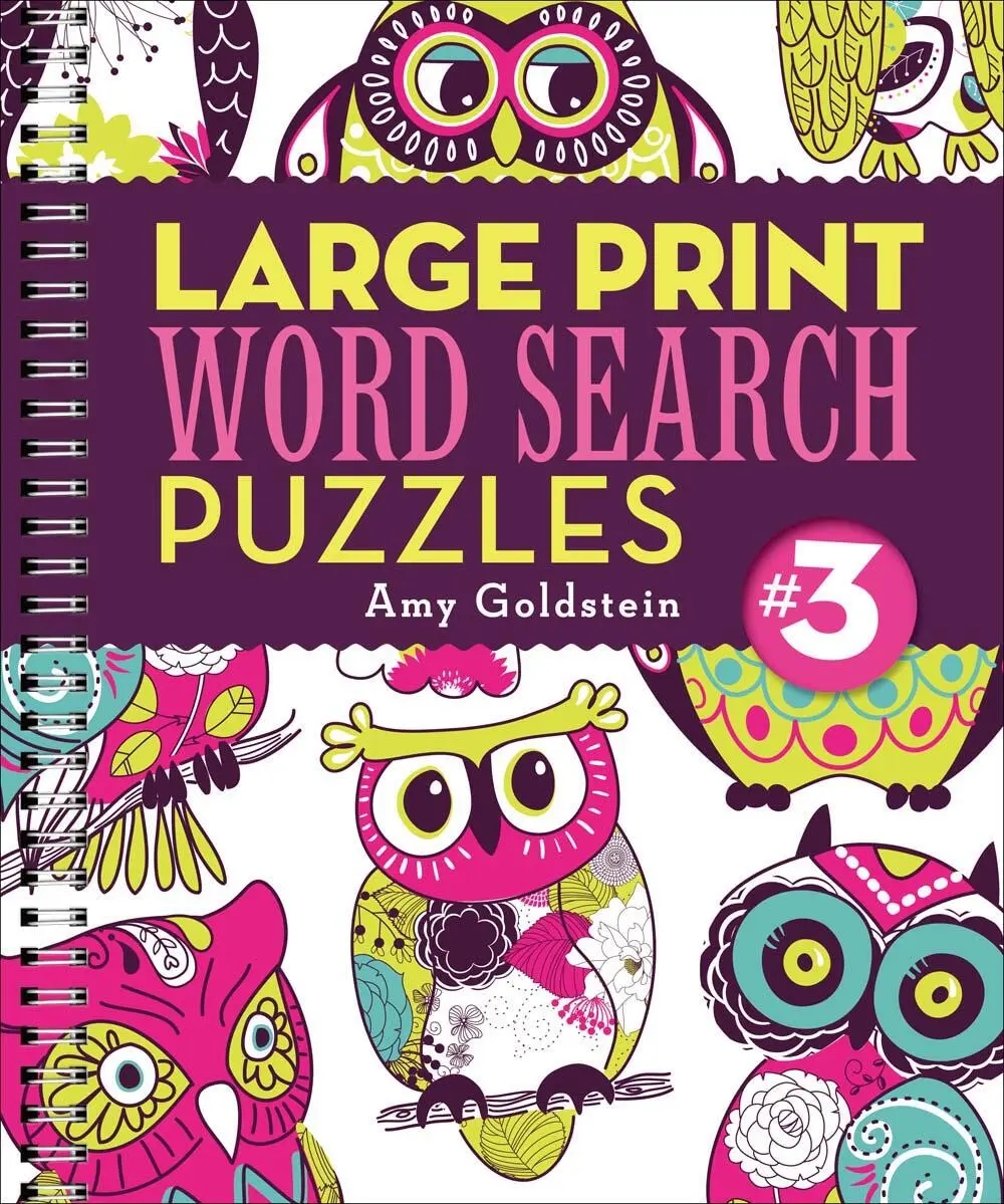 Large Print Word Search Puzzles 3 By Amy Goldstein Hachette Book Group
