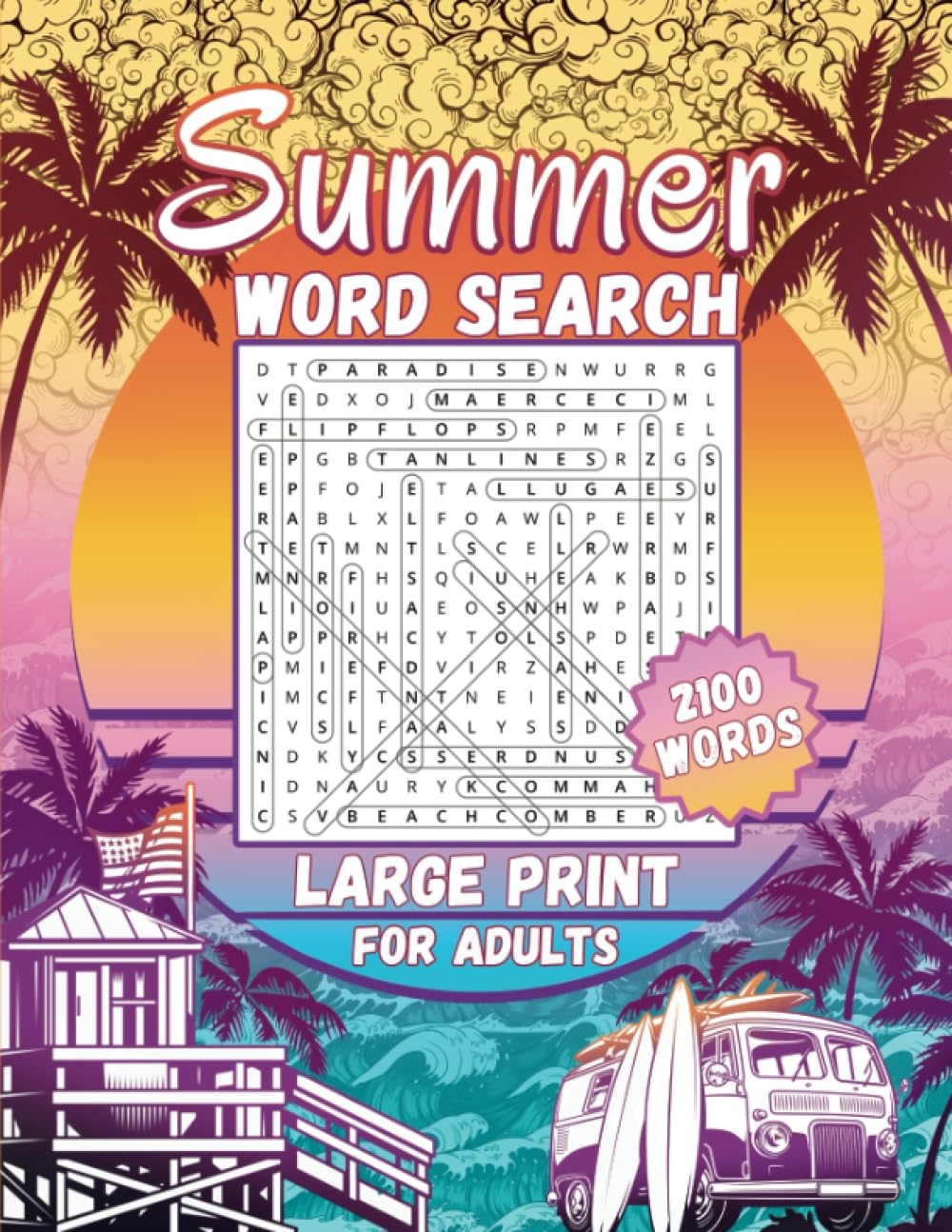 100 Word Search Printables Large Print