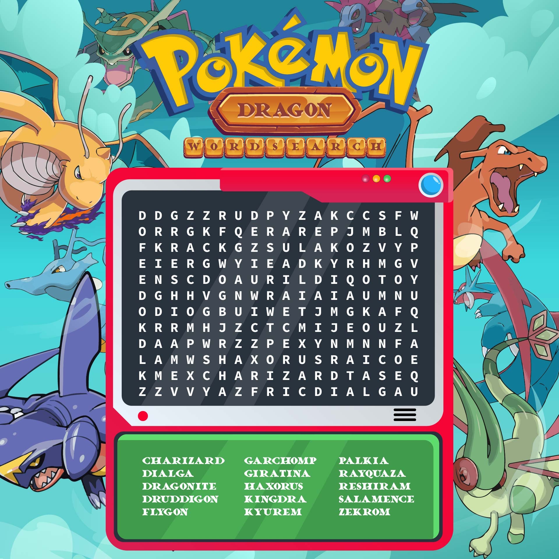 Mega Word Searches 10 Free PDF Printables Printablee