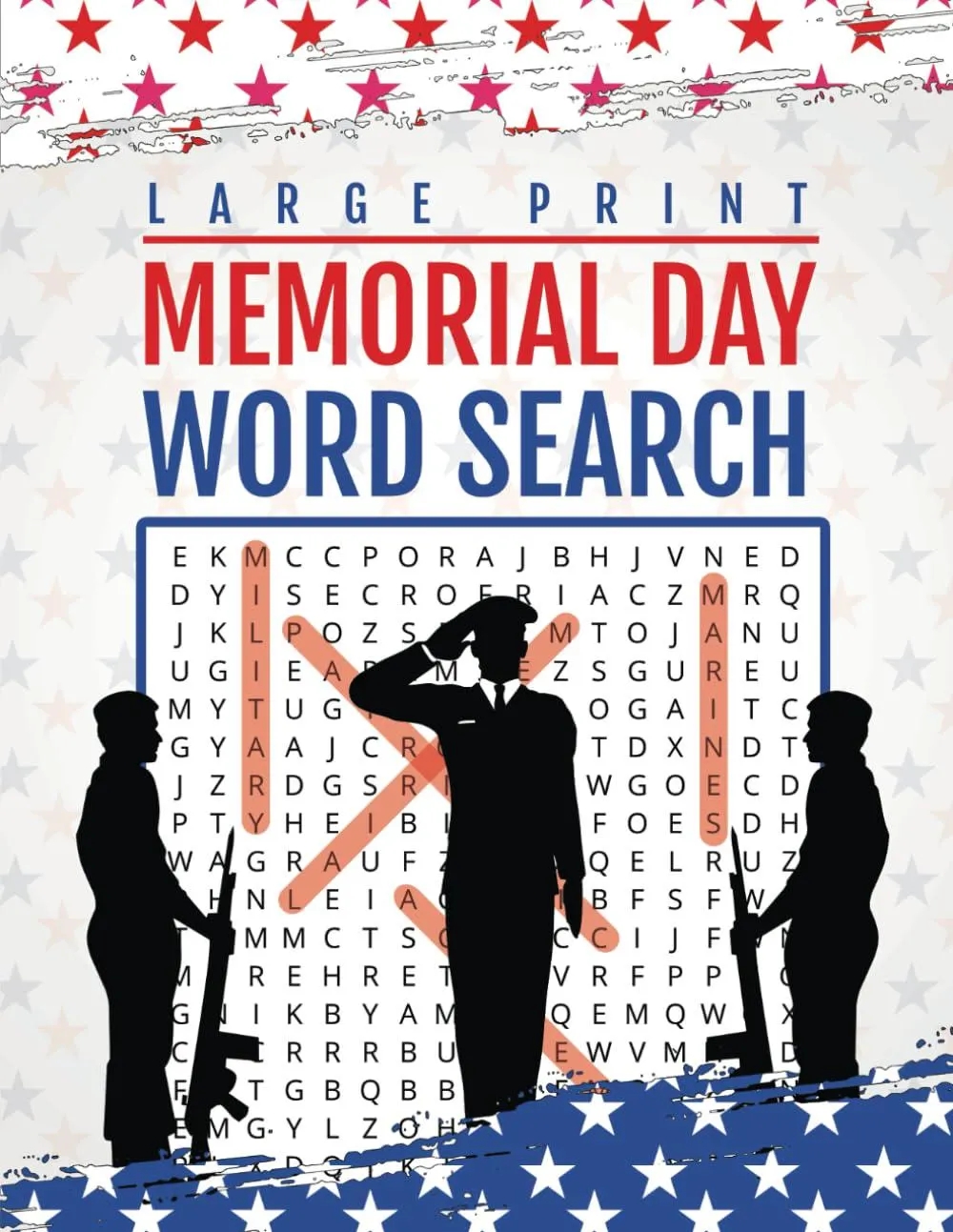MEMORIAL DAY Word Search Puzzles Large Print Etsy