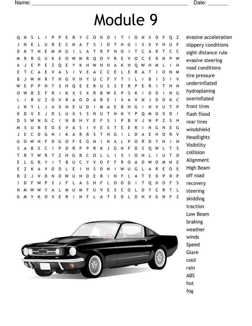 Module 9 Word Search WordMint Module 9 Word Search WordMint