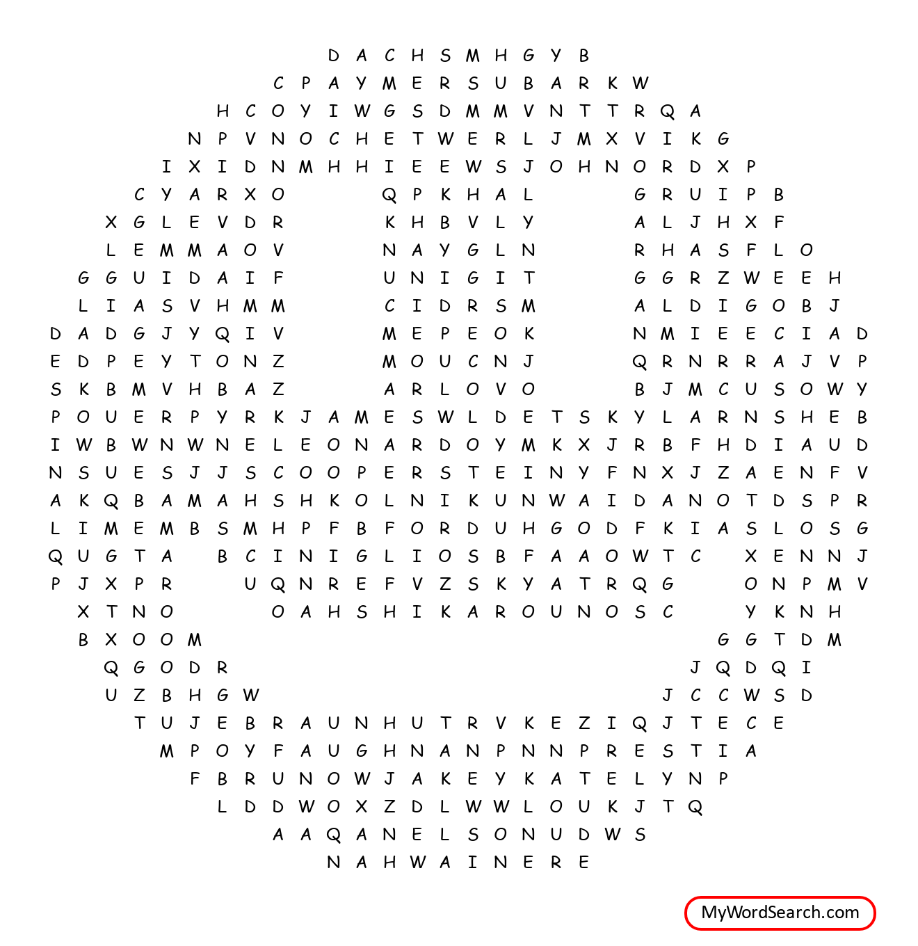 Mrs Allison s 5th Grade Word Search