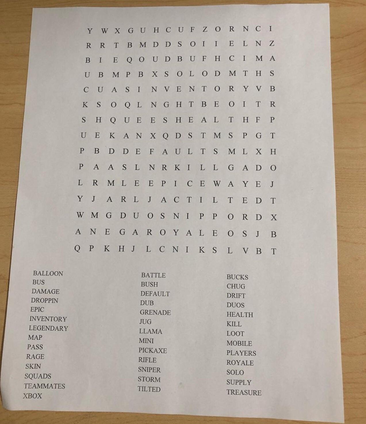 My School Has A Class Called 