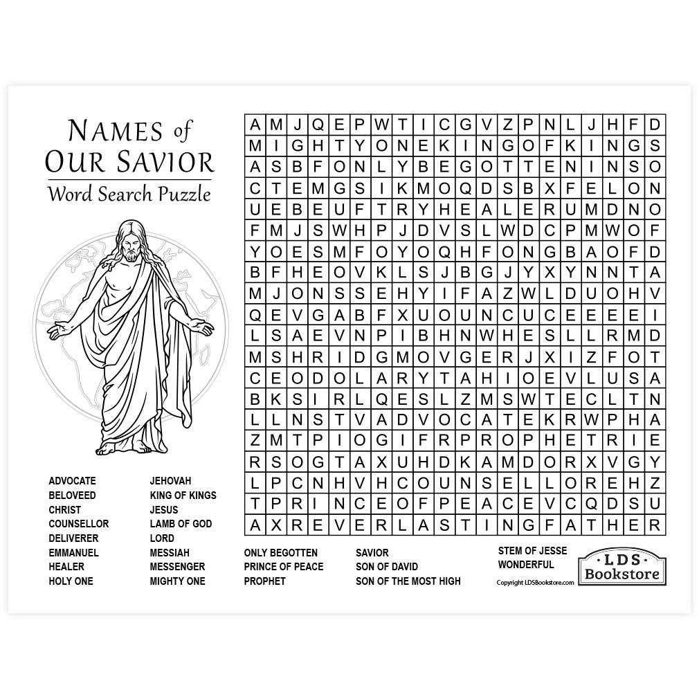 Christian Word Search Puzzles Printable