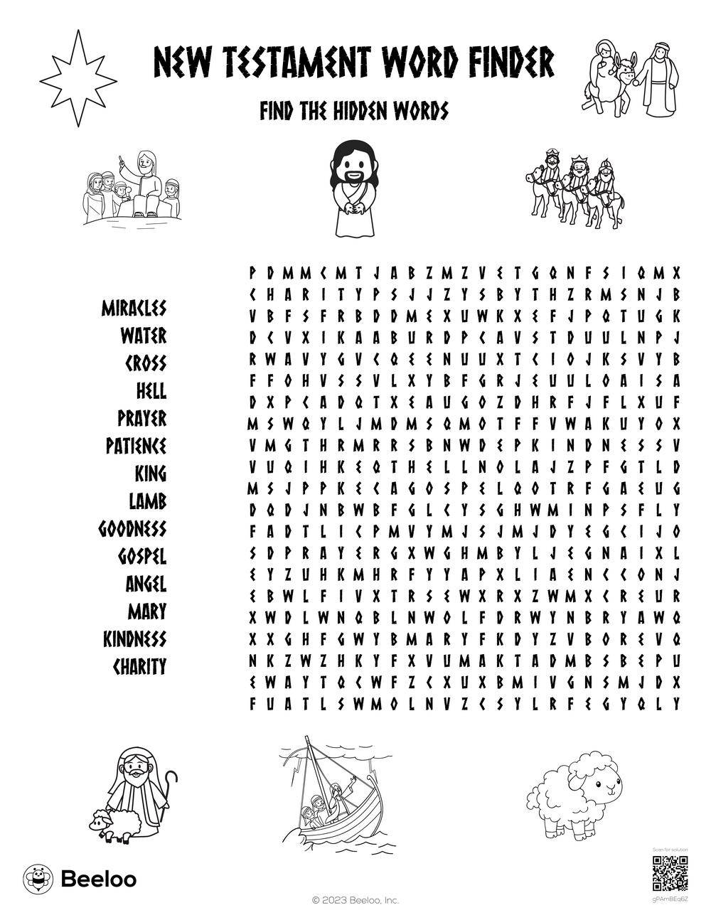 Printable Word Search For 10 Year Old