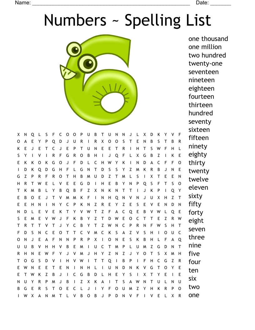 Number Words To 1000 Word Search WordMint Number Words To 1000 Word Search WordMint