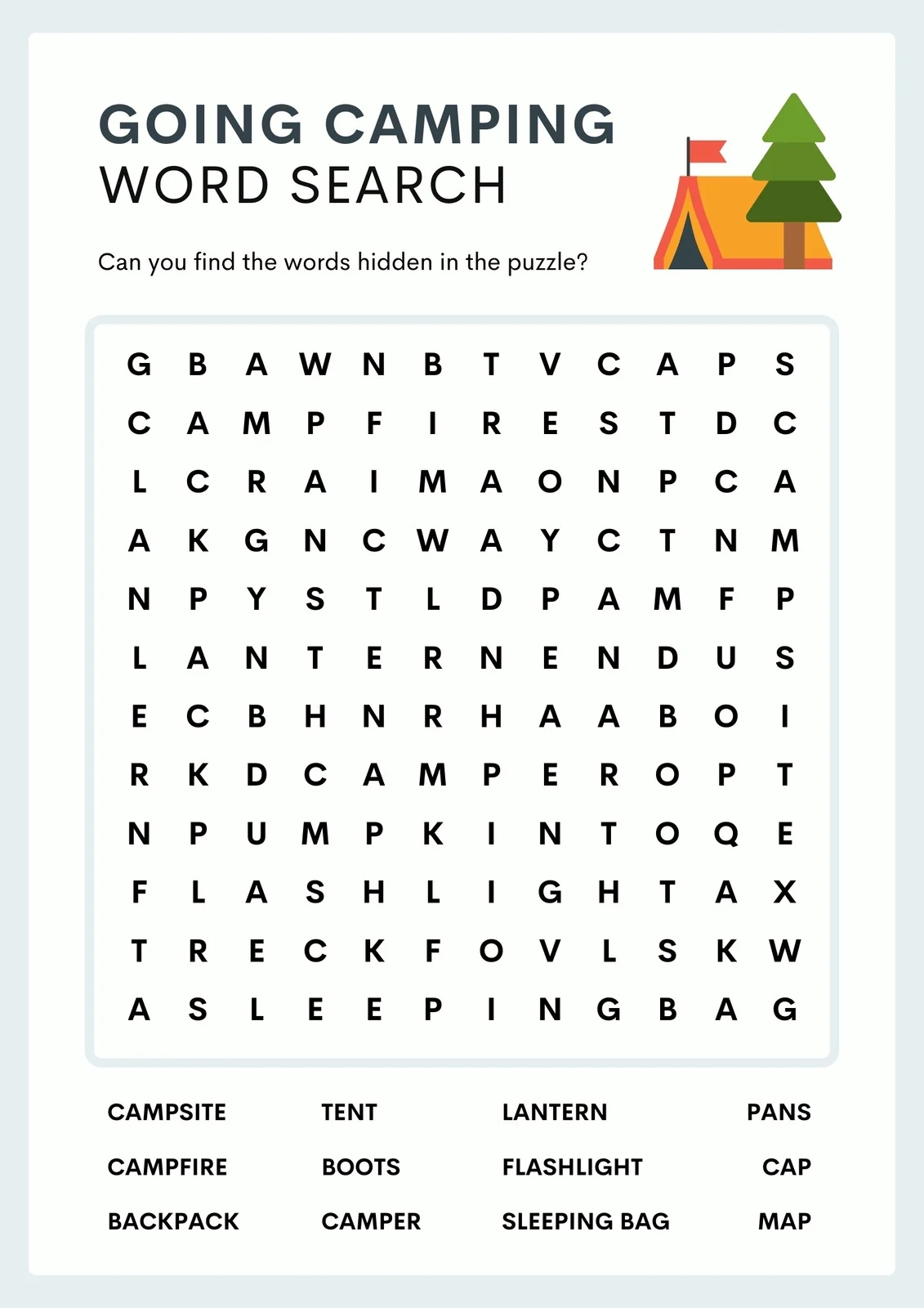 Page 5 Free Printable Word Search Worksheet Templates Canva