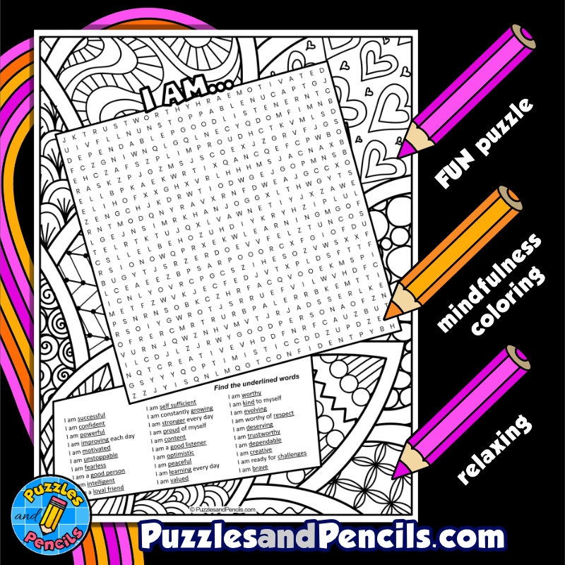 Printable Creative Word Search