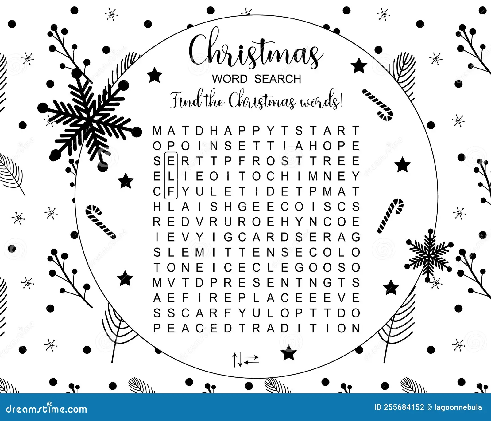 Printable Christmas Word Search Puzzle For Children Stock Vector Illustration Of Kids Christmas 255684152 Printable Christmas Word Search Puzzle For Children Stock Vector Illustration Of Kids Christmas 255684152