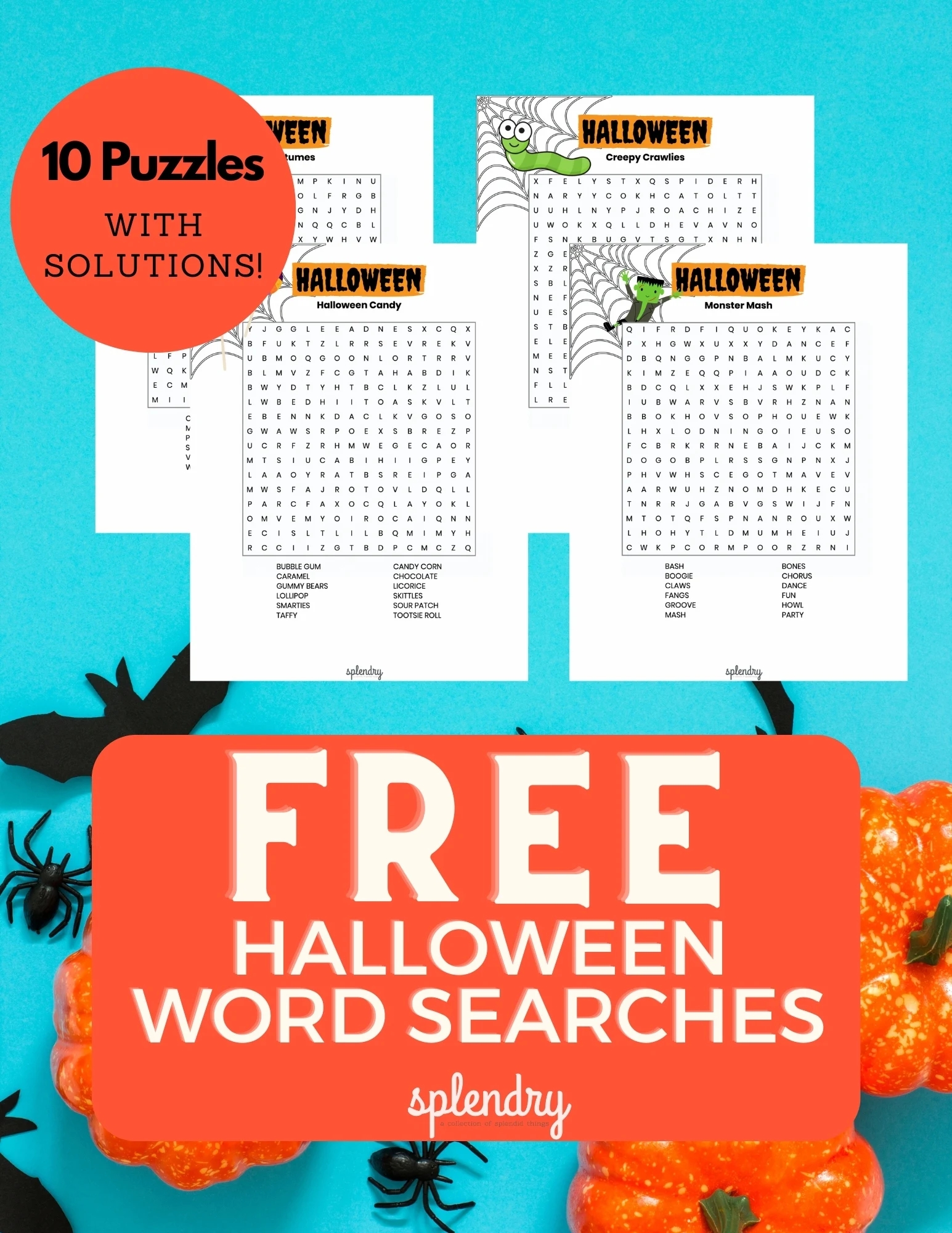 Free Printable Halloween Word Searches