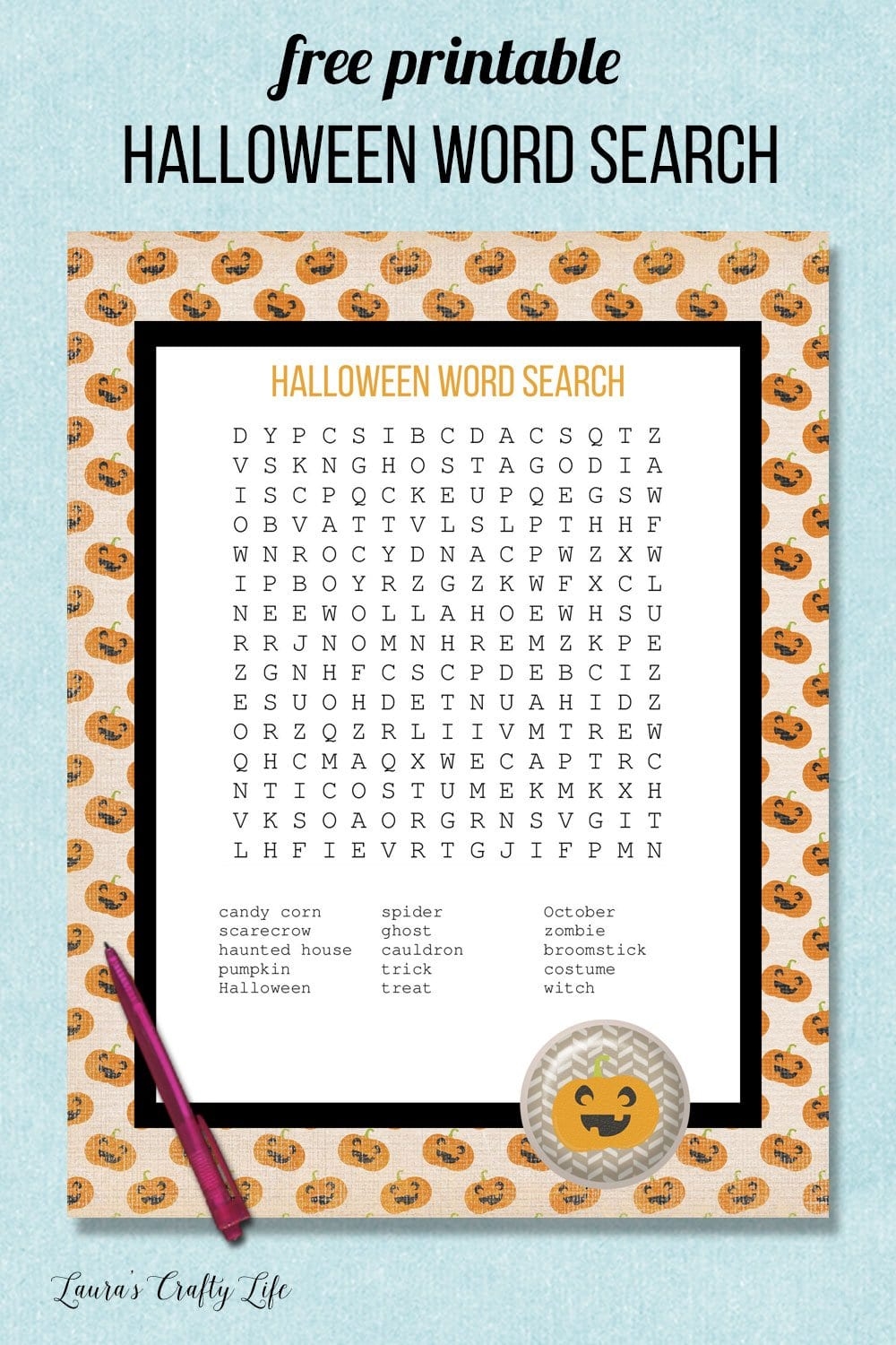 Word Search Printable Halloween Word Search Printable Halloween