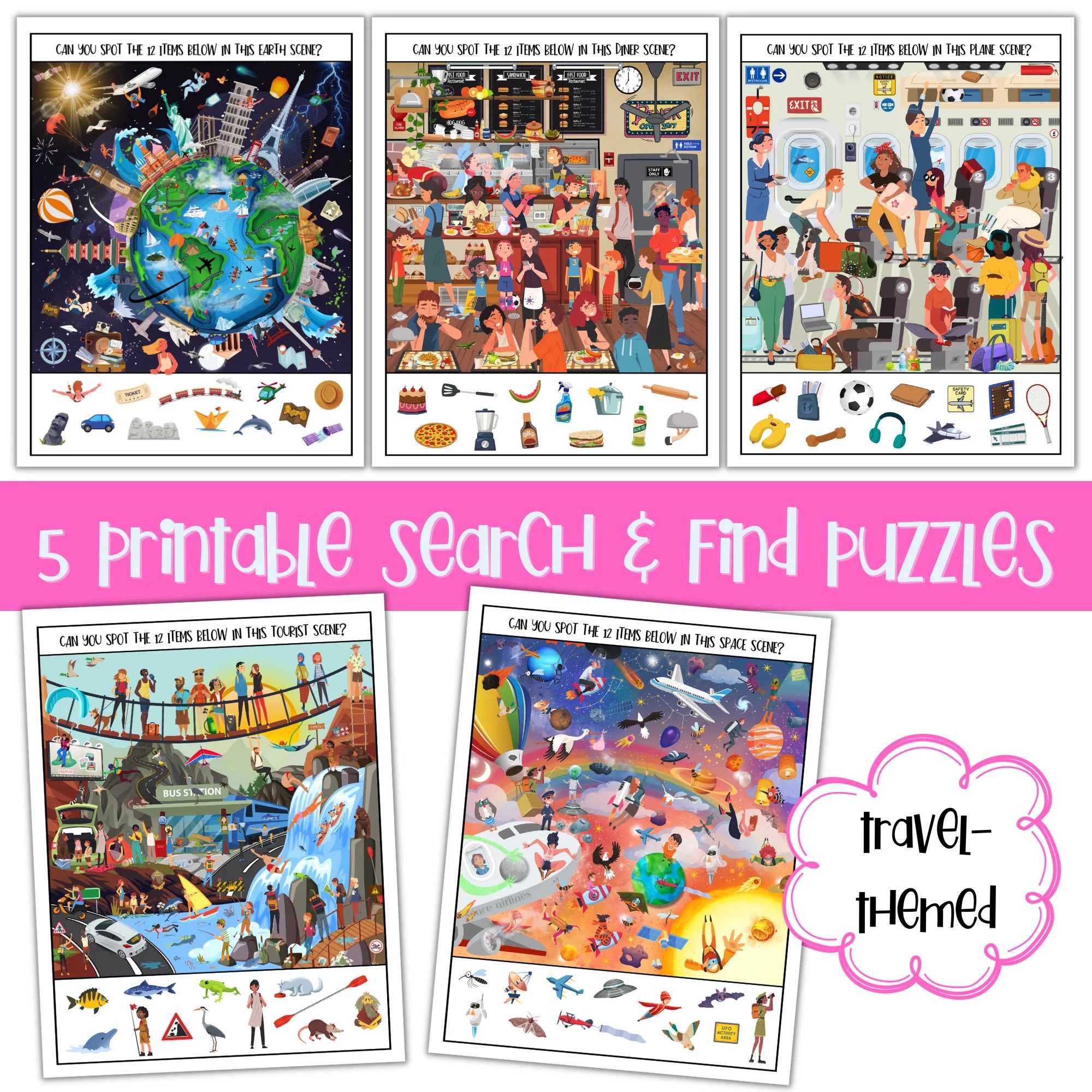 Printable Search And Find Picture Puzzles
