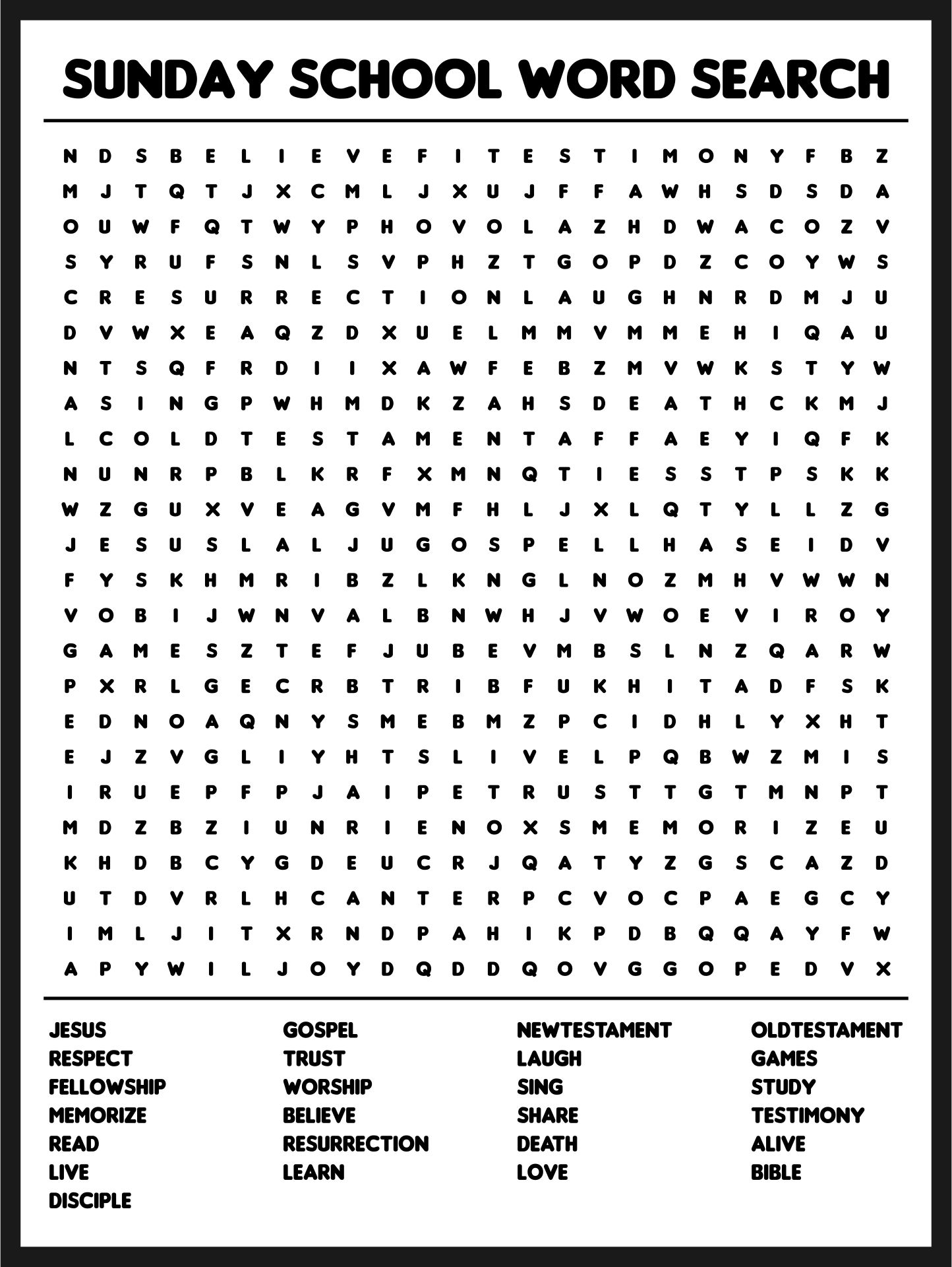 School Word Search Puzzles 10 Free PDF Printables Printablee