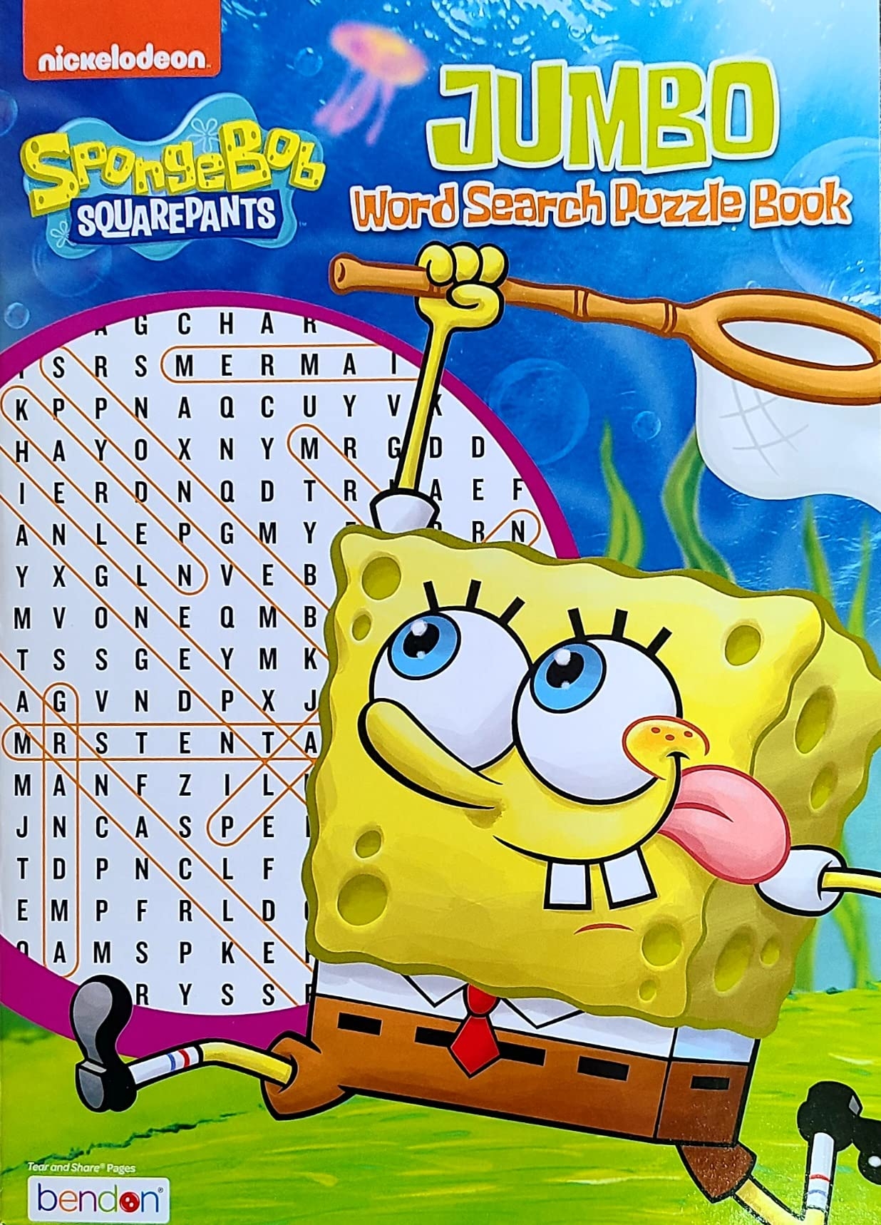 SpongeBob Jumbo Word Search Puzzle Book Nickelodeon Amazon Books