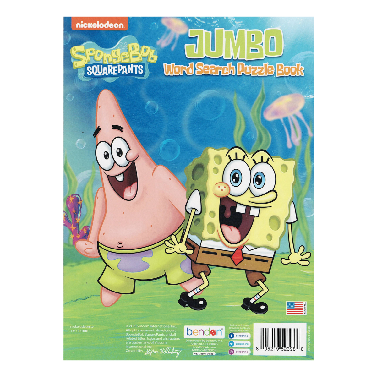 SpongeBob SquarePants Activity Book Word Search For Kids 36 Puzzles To Solve EBay