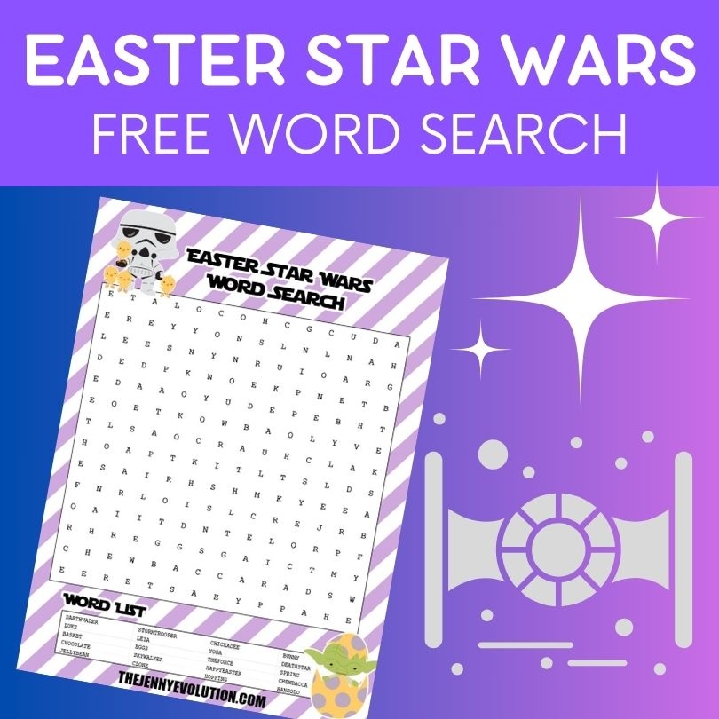 Star Wars Word Search Kids Printable