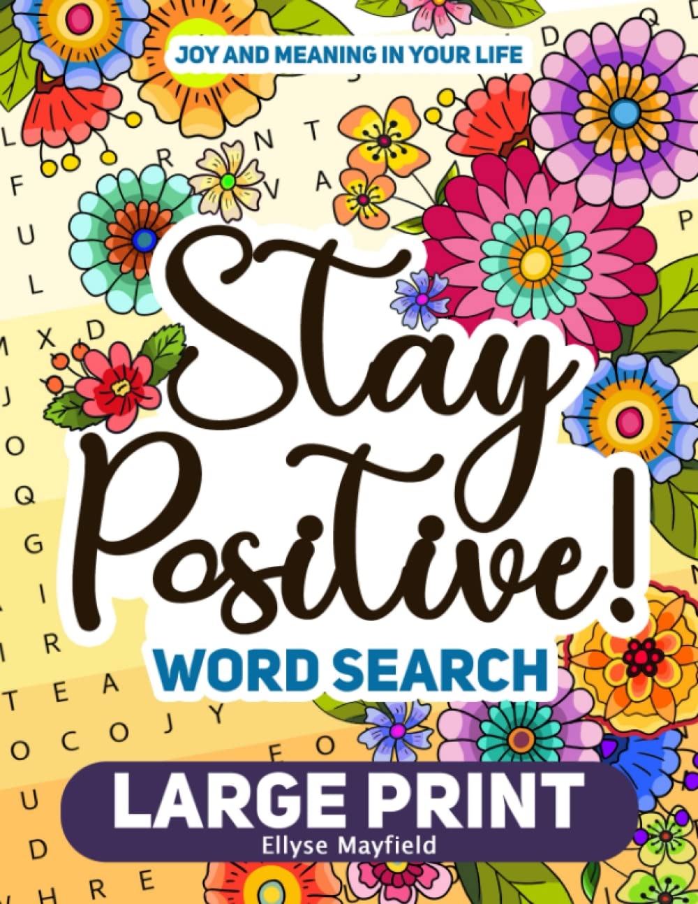 Stay Positive Large Print Word Search Interesting Wordfind Puzzles Simple Desertcart Seychelles
