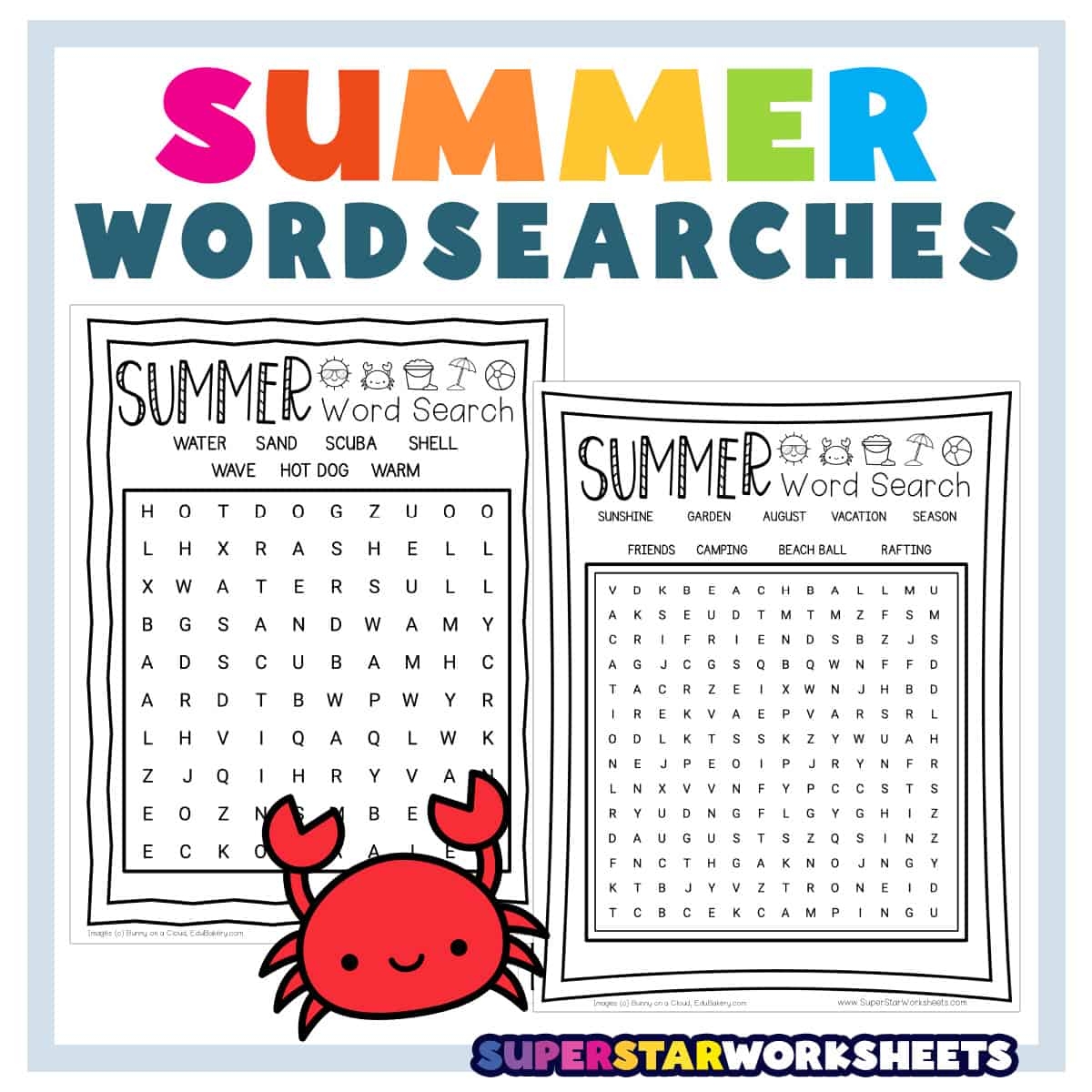 Summer Word Search Superstar Worksheets Summer Word Search Superstar Worksheets