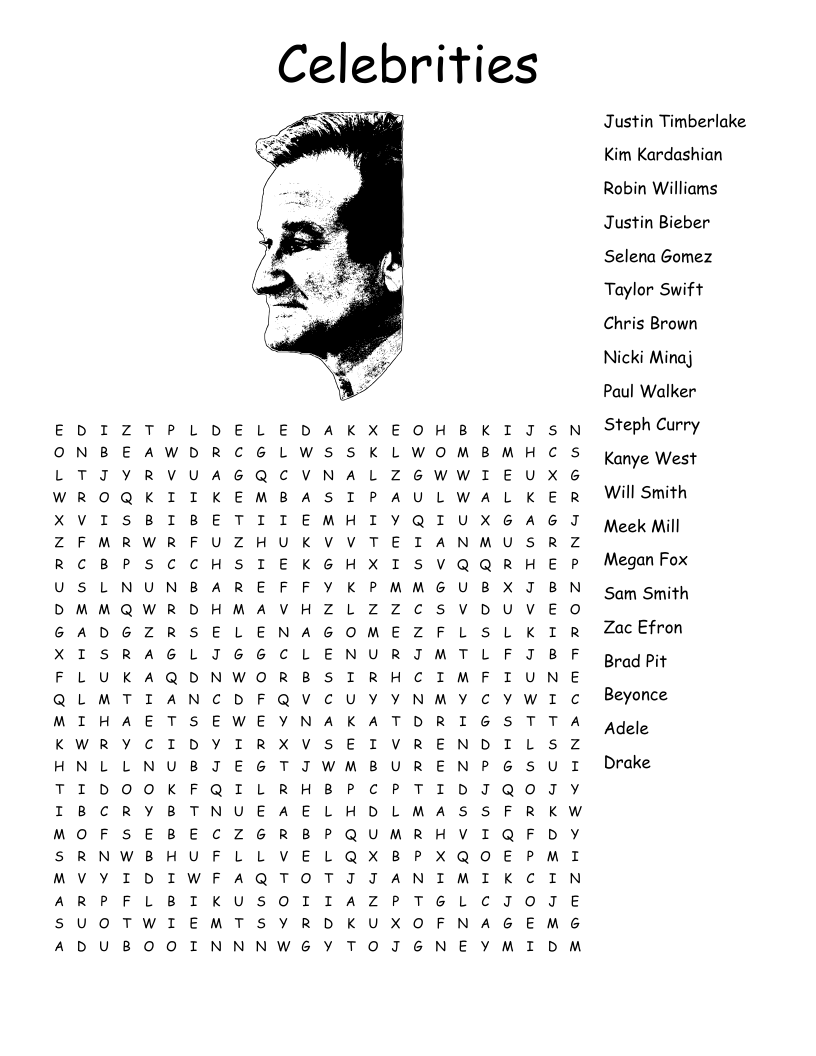 Free Taylor Swift Word Search Kids Printable