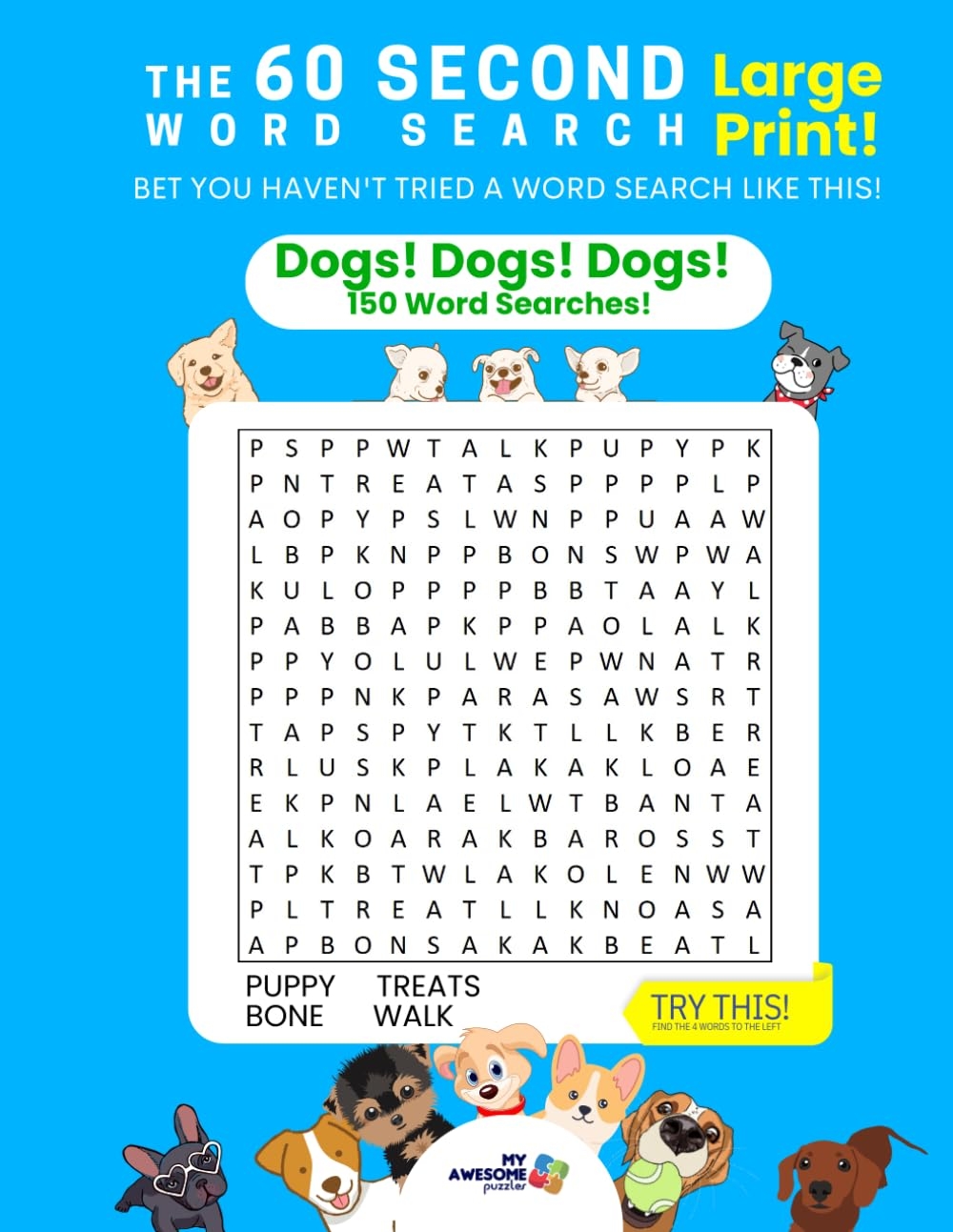 Dogs Word Search Printable