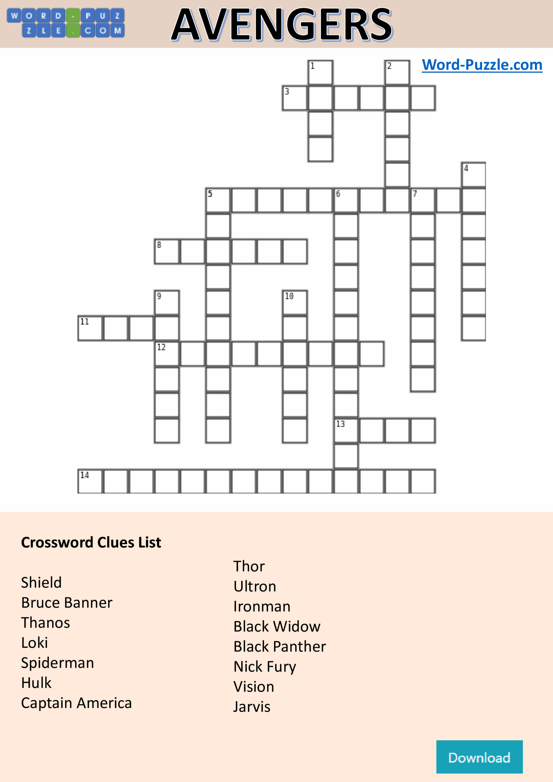 Marvel Word Search Free Printable Marvel Word Search Free Printable