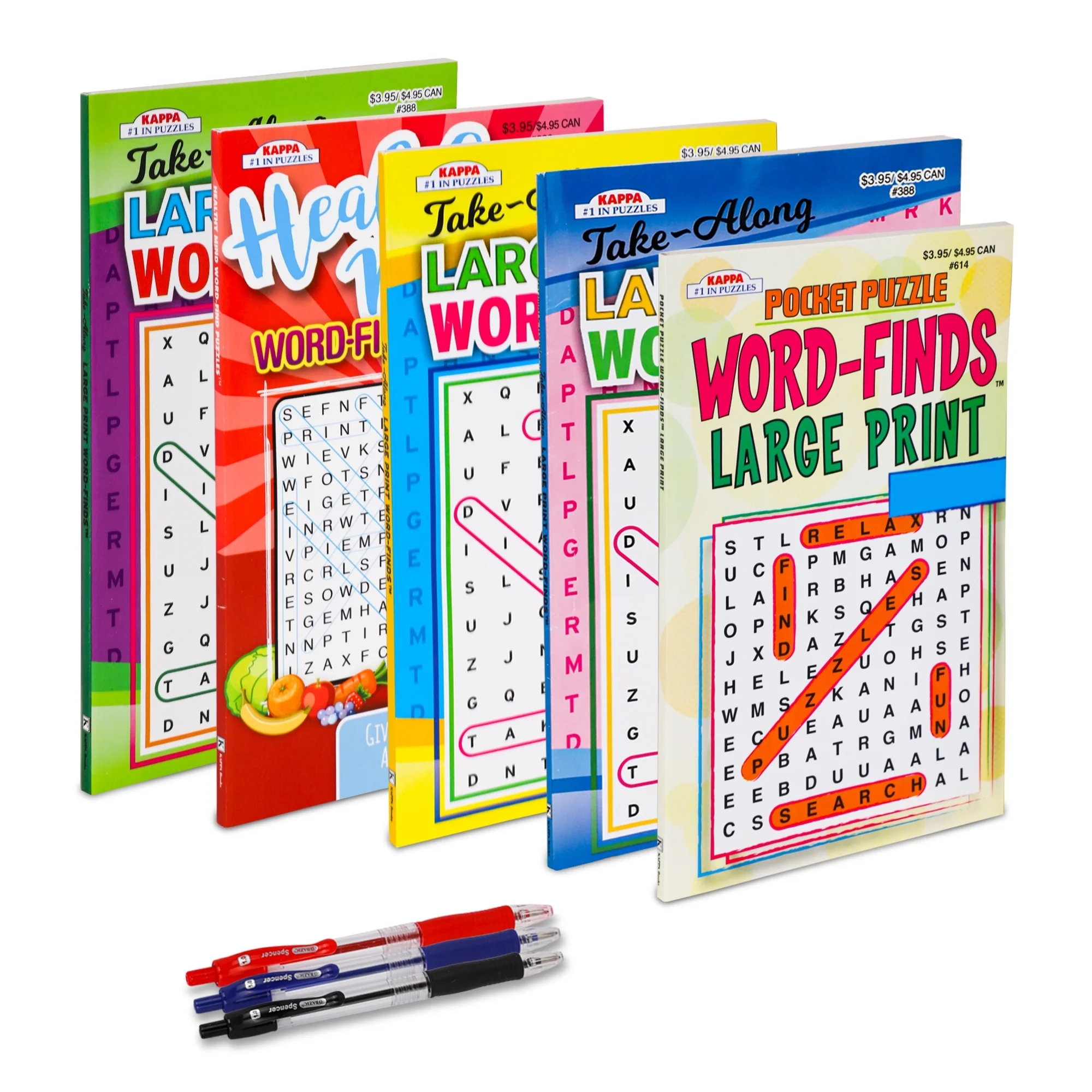 VARIETY SAVINGS Pack De 5 Libros De Rompecabezas Para Adultos Estimulaci n Cerebral Letras Grandes Tama o Viaje 8x5 Walmart
