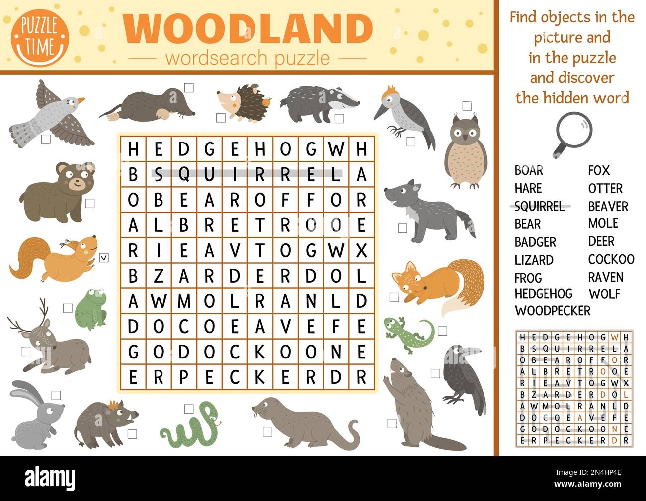 Vector Forest Animals And Birds Wordsearch Puzzle For Kids Simple Woodland Crossword With Fox Bear Owl Squirrel For Children Educational Keyword Stock Vector Image Art Alamy Vector Forest Animals And Birds Wordsearch Puzzle For Kids Simple Woodland Crossword With Fox Bear Owl Squirrel For Children Educational Keyword Stock Vector Image Art Alamy