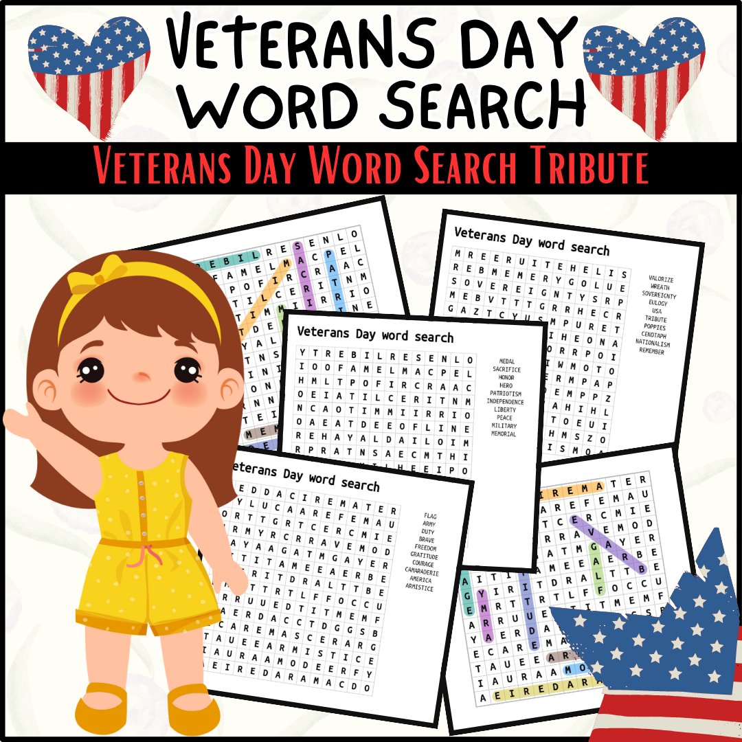 Veterans Day Word Search A Perfect Activity For Your Classroom Or Home Made By Teachers Veterans Day Word Search A Perfect Activity For Your Classroom Or Home Made By Teachers